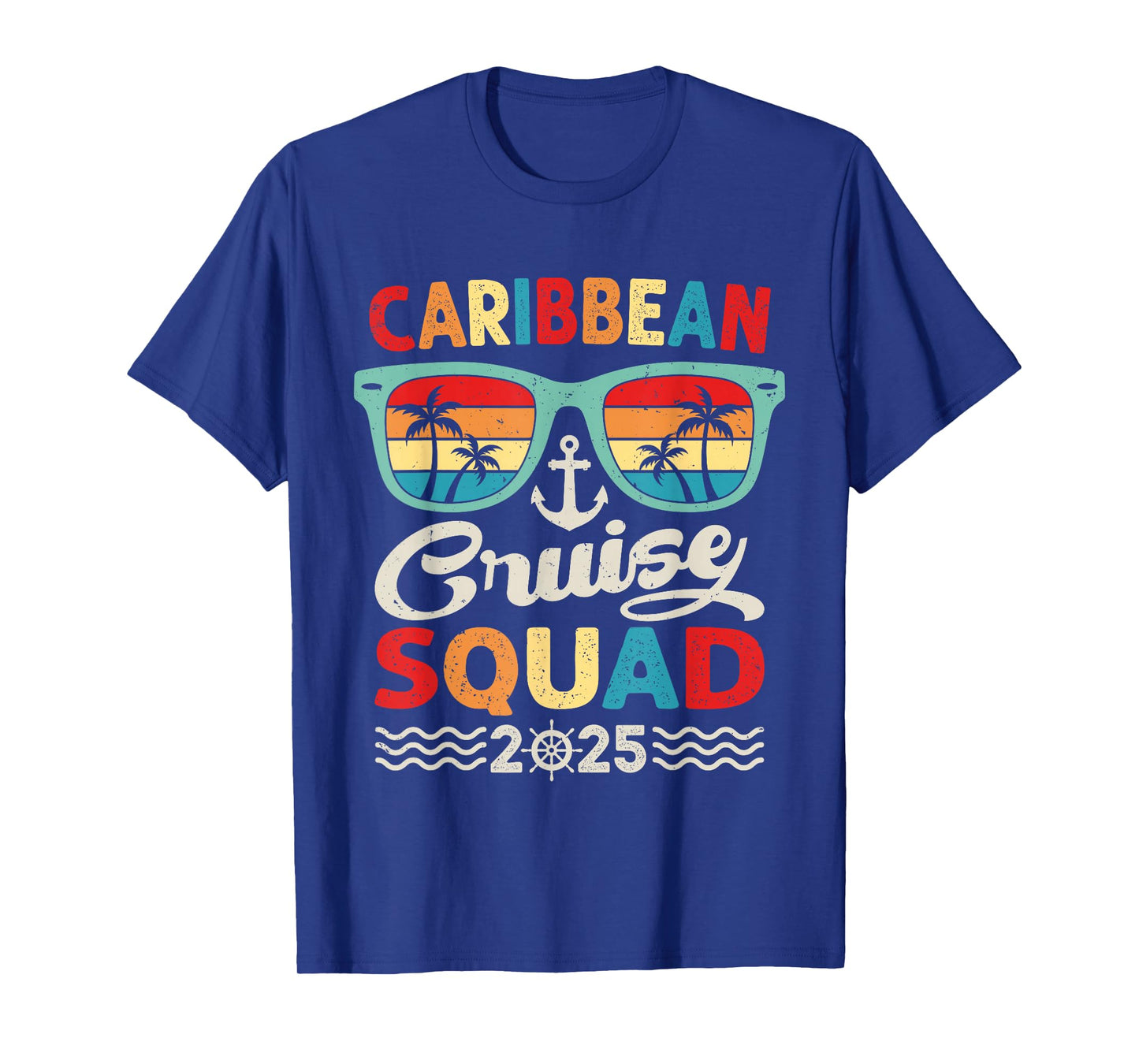 Caribbean Cruise Squad 2025 Family Vacation Trip Matching T-Shirt