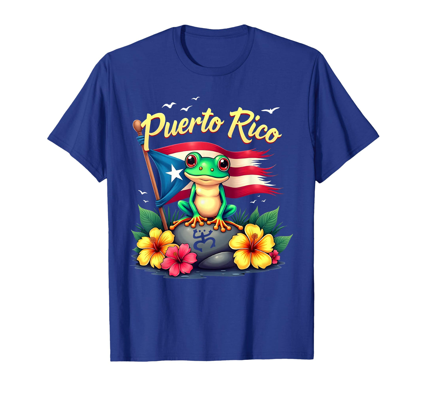 Hispanic Heritage Month Puerto Rico Coqui Frog Taino Symbol T-Shirt