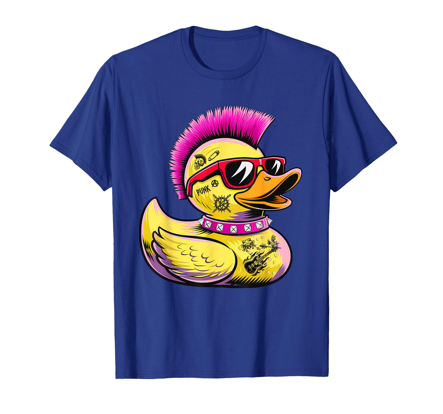 Punk Duck Duckling Punk Rocker Duck Rock Punk Costume T-Shirt