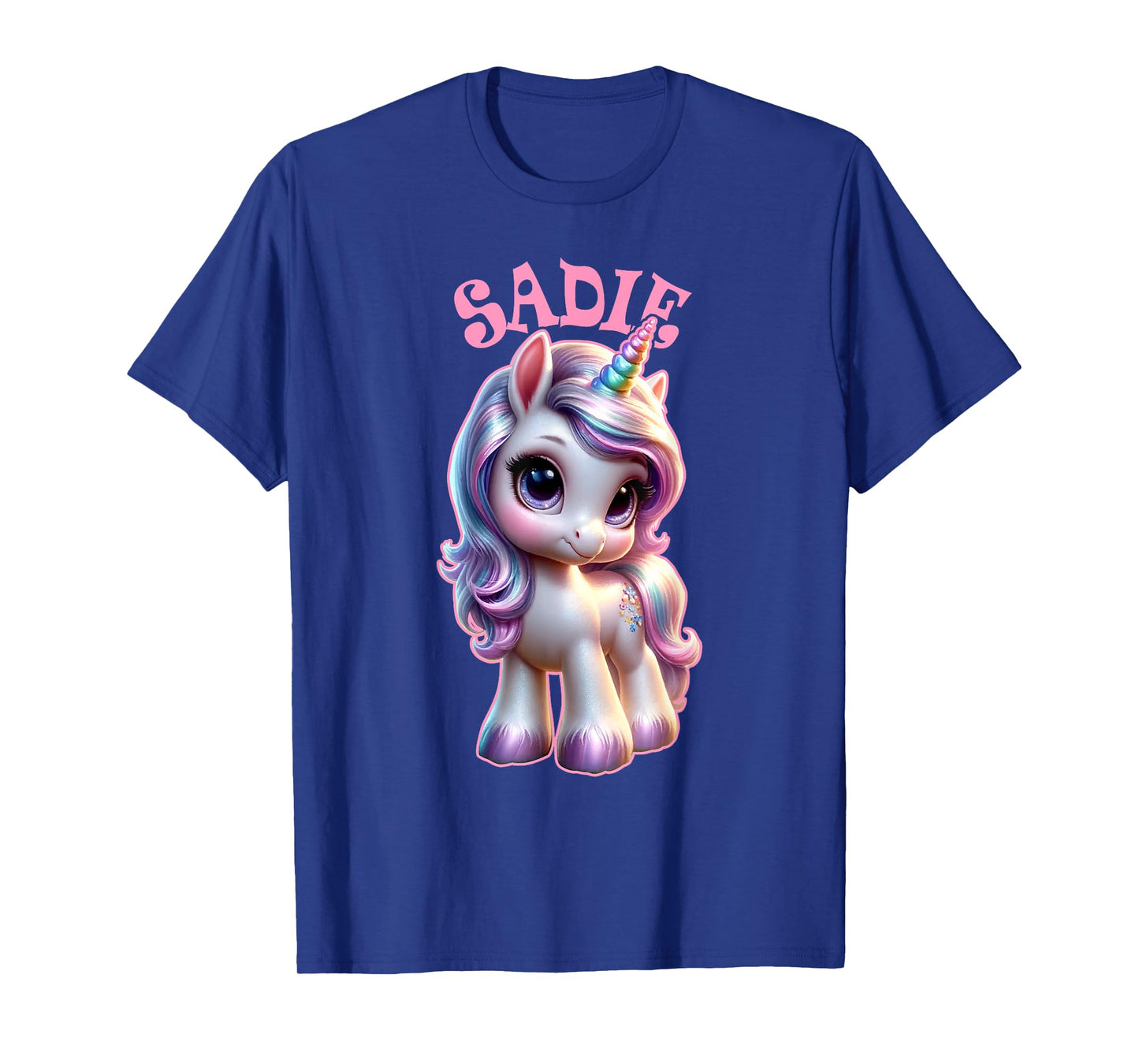 Sadie Cute Unicorn Design for Girls Name Sadie T-Shirt