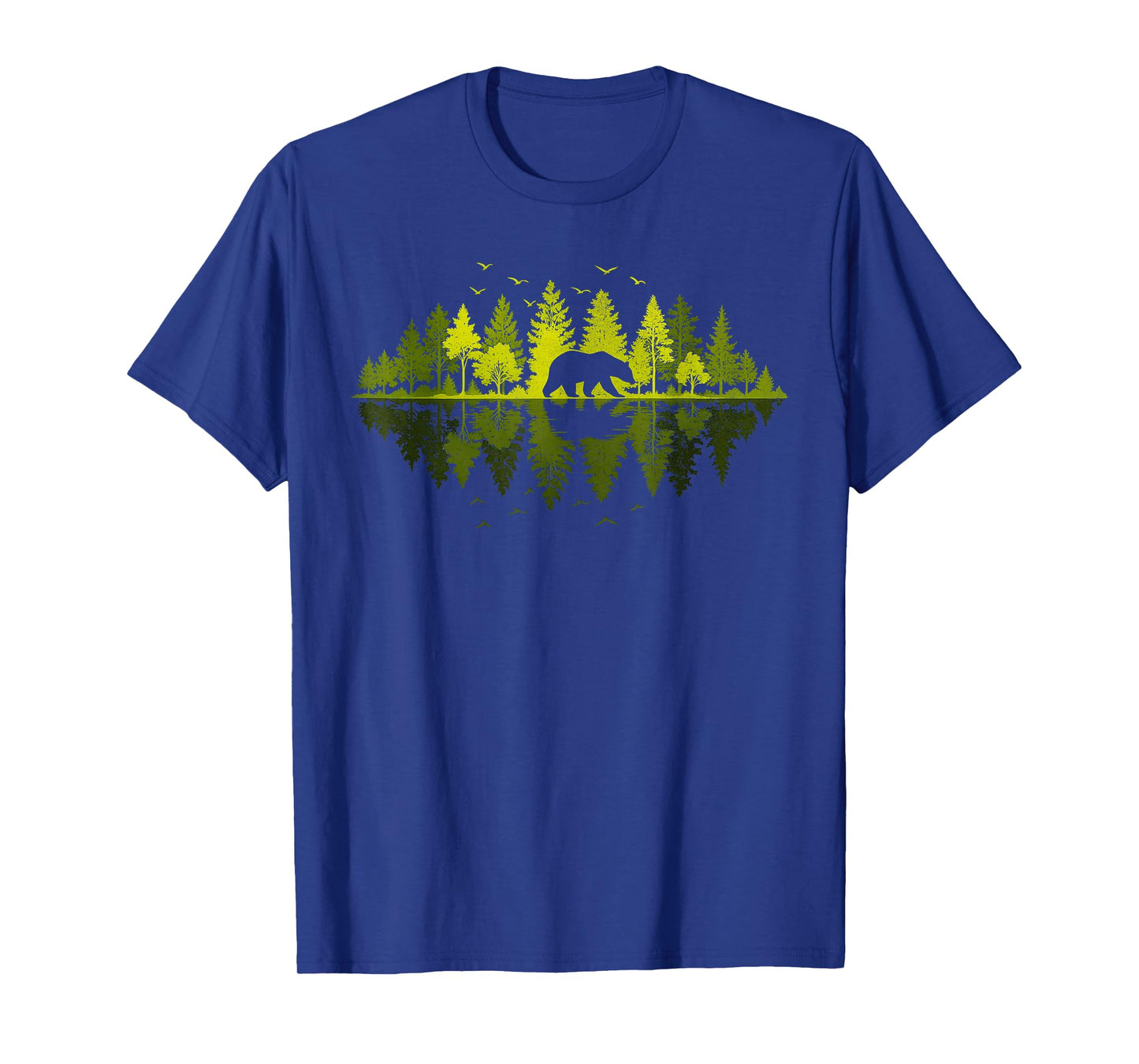 Trees Reflection Wildlife Nature Animal Bear Outdoor T-Shirt
