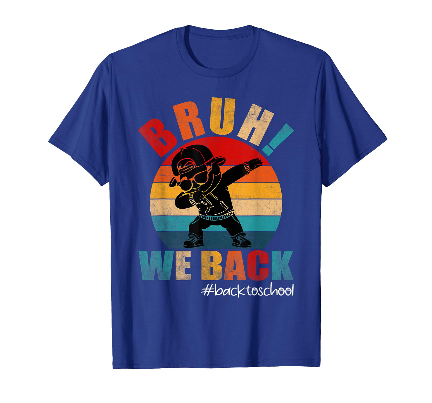 Funny Back To School Bruh We Back Kids Boys Teachers T-Shirt