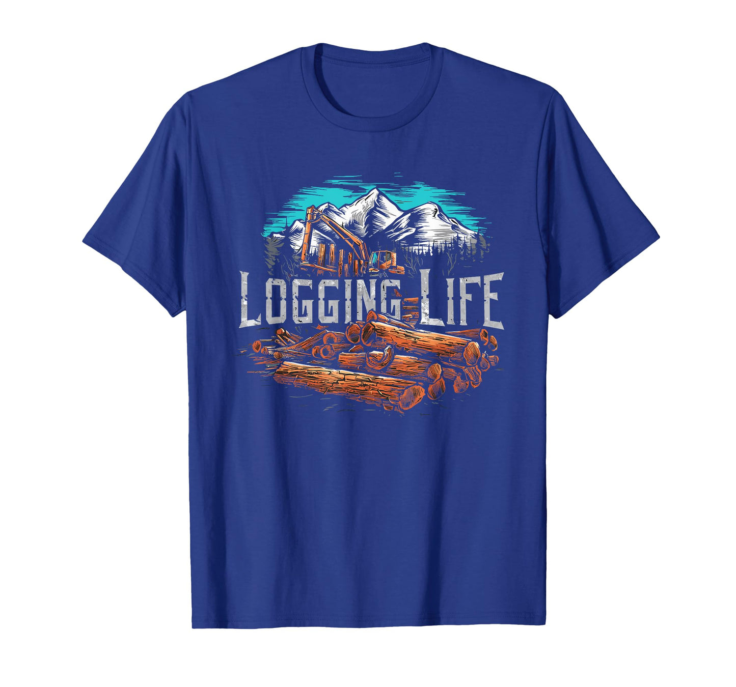 Logging Life Lumberjack Logger Lumberer Forester Woodwork T-Shirt