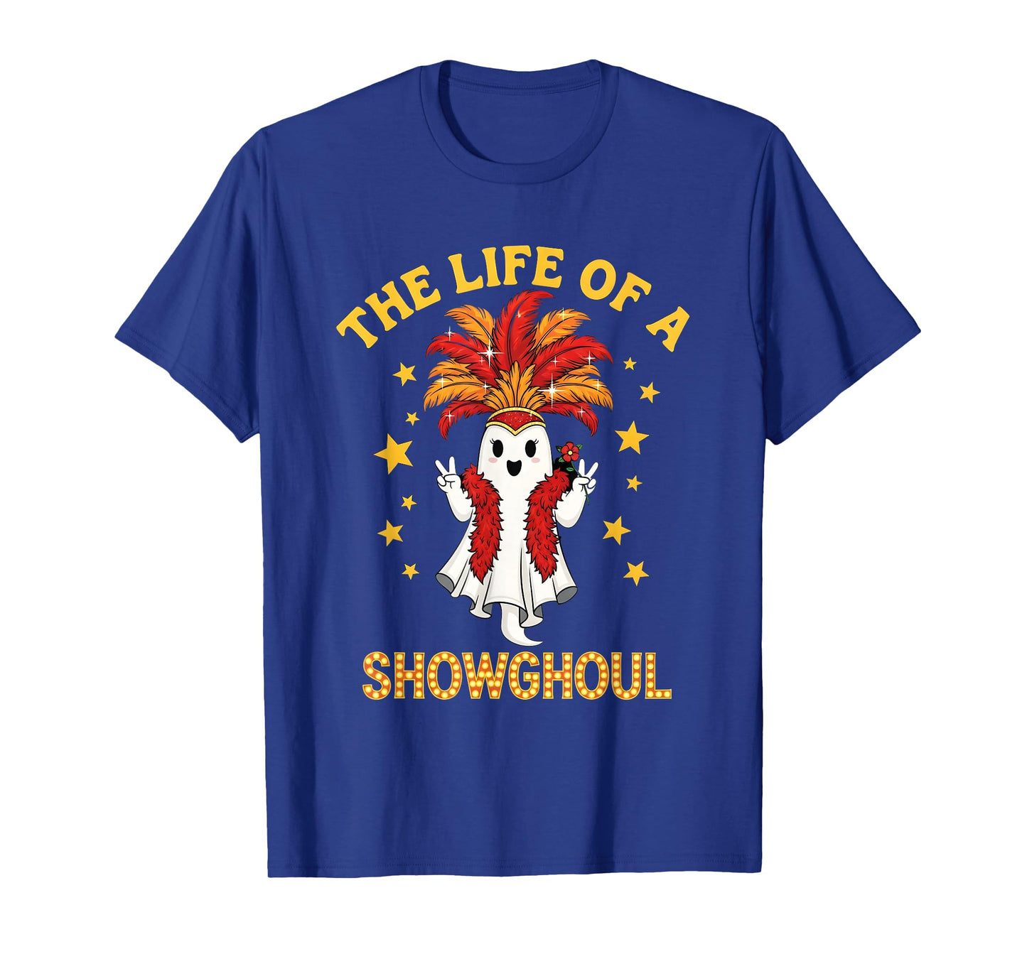 The Life of a Showghoul Funny Glam Ghost Halloween Costume T-Shirt