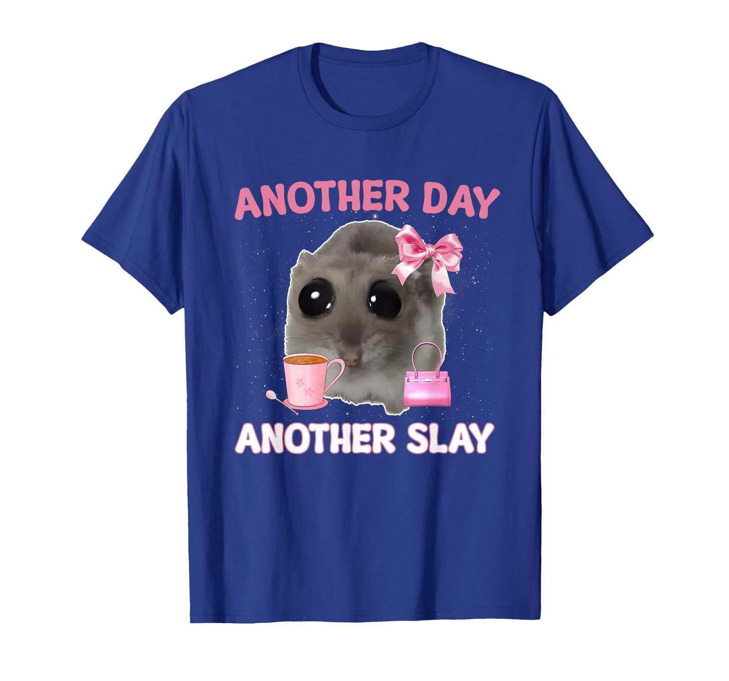 Another Day Another Slay Sad Hamster Meme Men Women T-Shirt