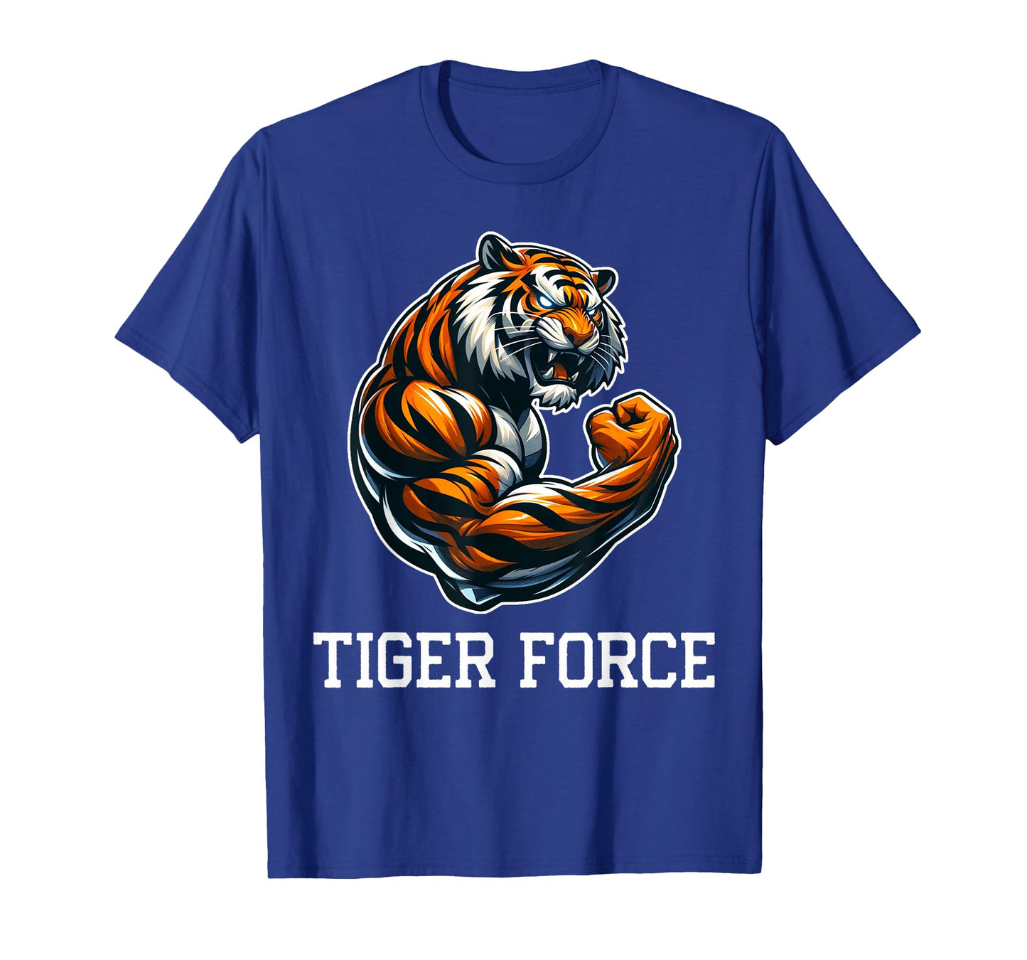 Tiger Force Wild Animal Lover Wildlife Nature Graphic T-Shirt