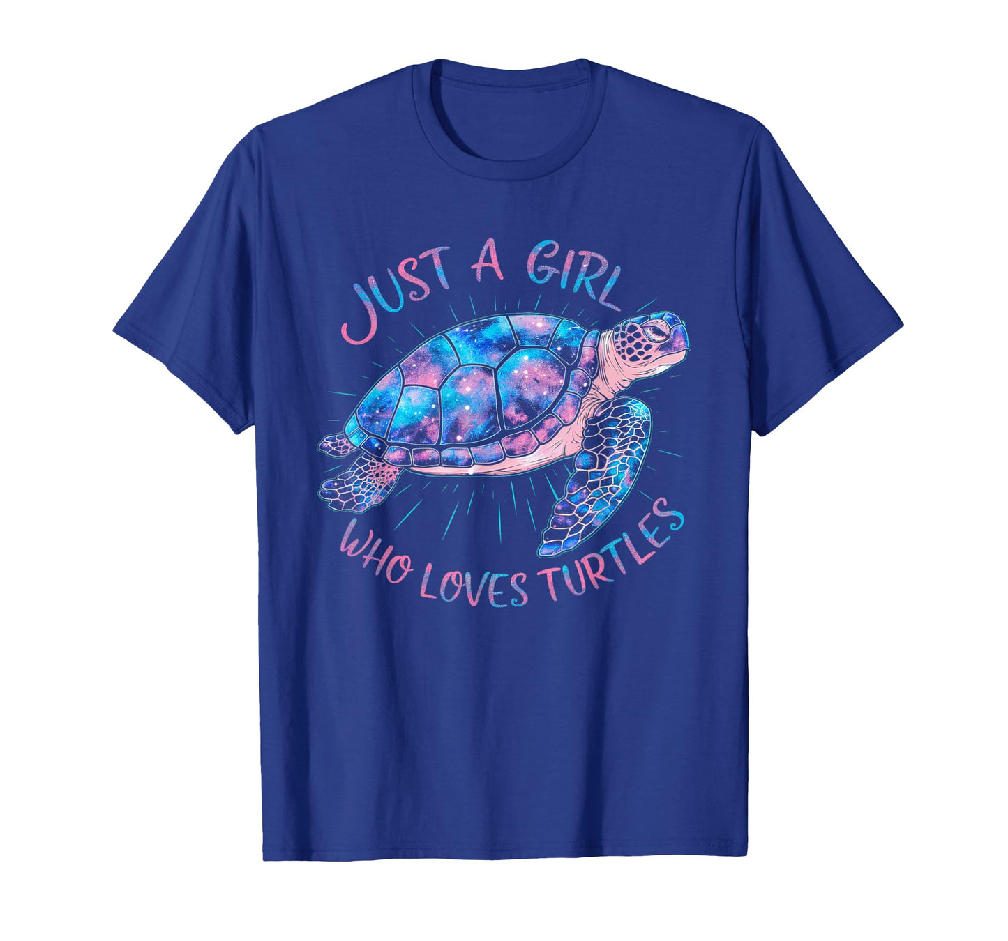 Just A Girl Who Loves Turtles Cute Turtle Lover Conservation T-Shirt