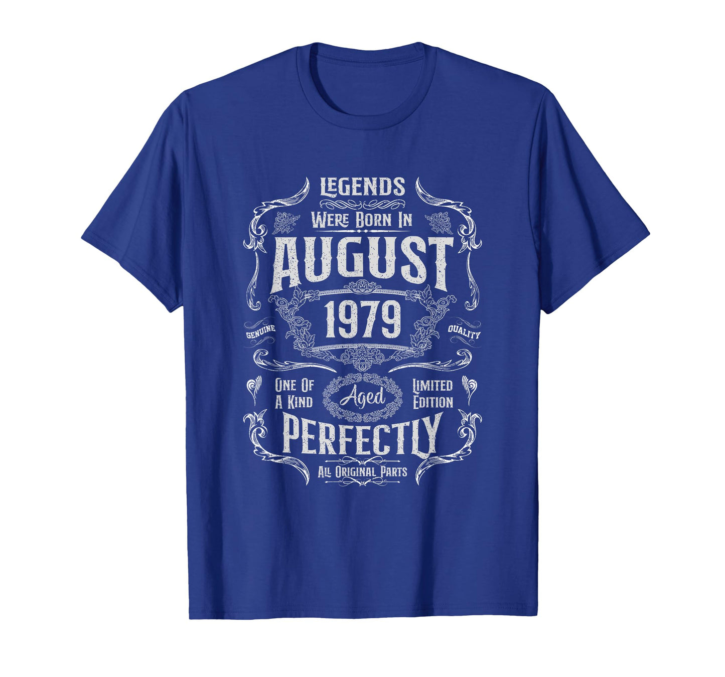 Vintage 46th Birthday Legends Were Born In August 1979 T-Shirt