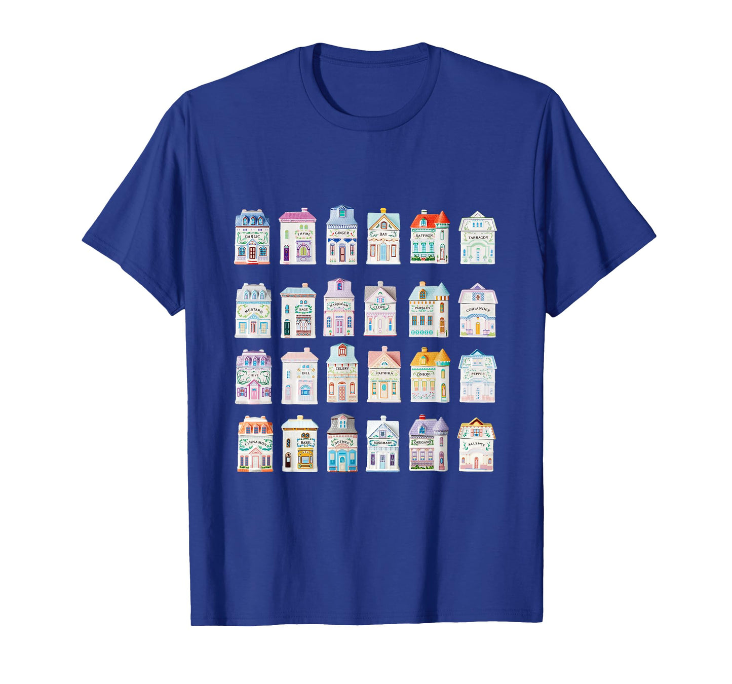 Spice Village, Spice Jar Collection Houses T-Shirt