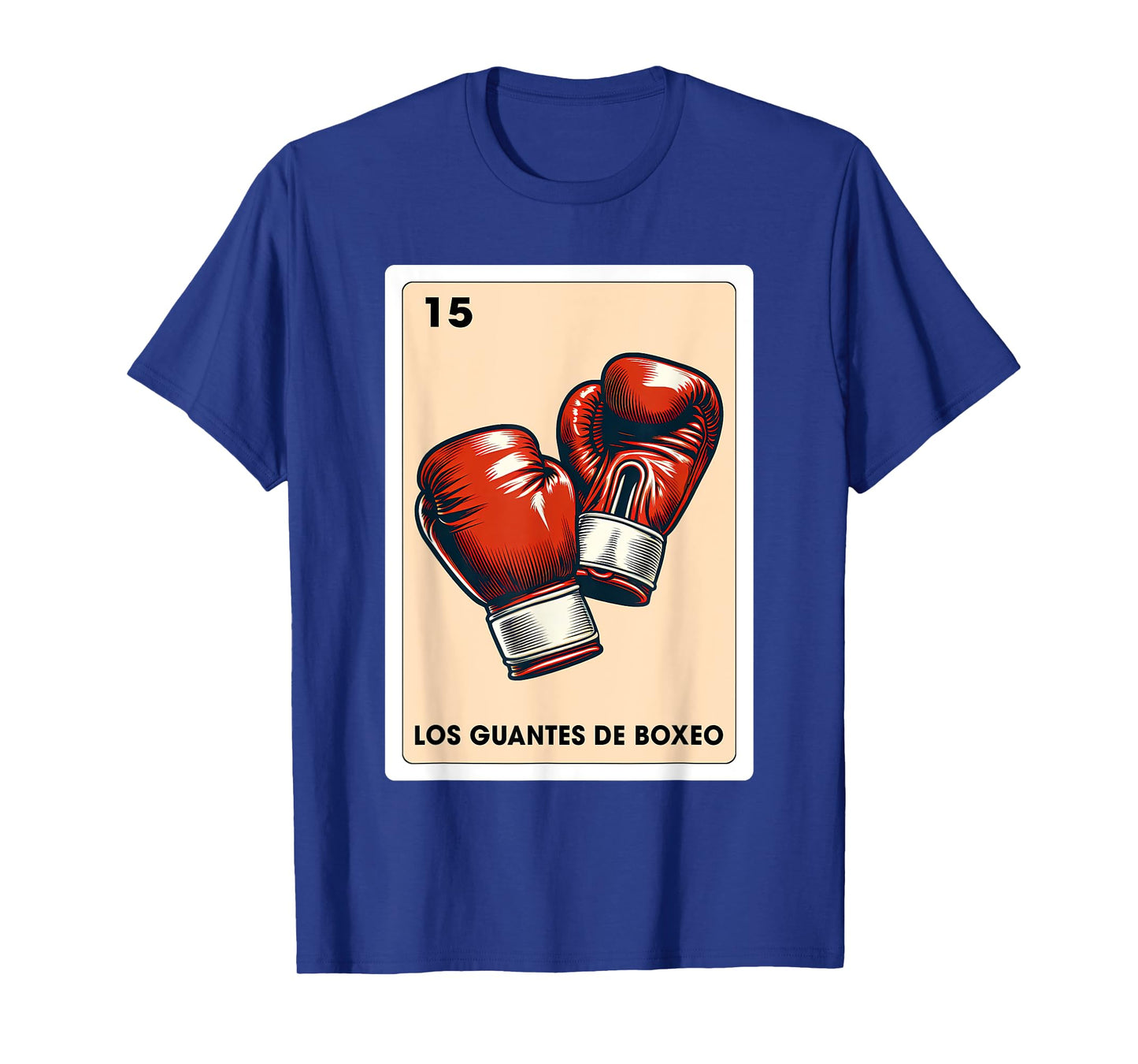Mexican Boxing Lover Los Guantes De Boxeo Mexican Bingo Card T-Shirt