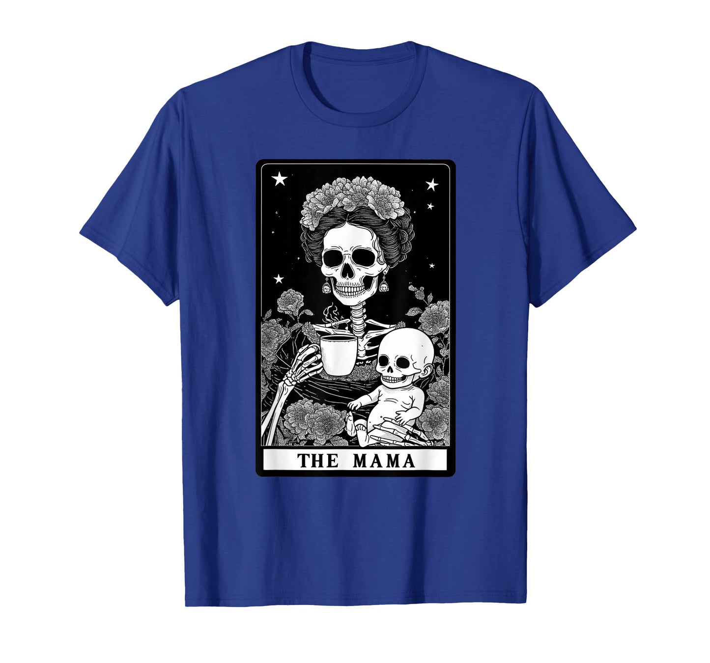 The Mama Gothic Tarot Motherhood Mom Skeleton Mother's Day T-Shirt
