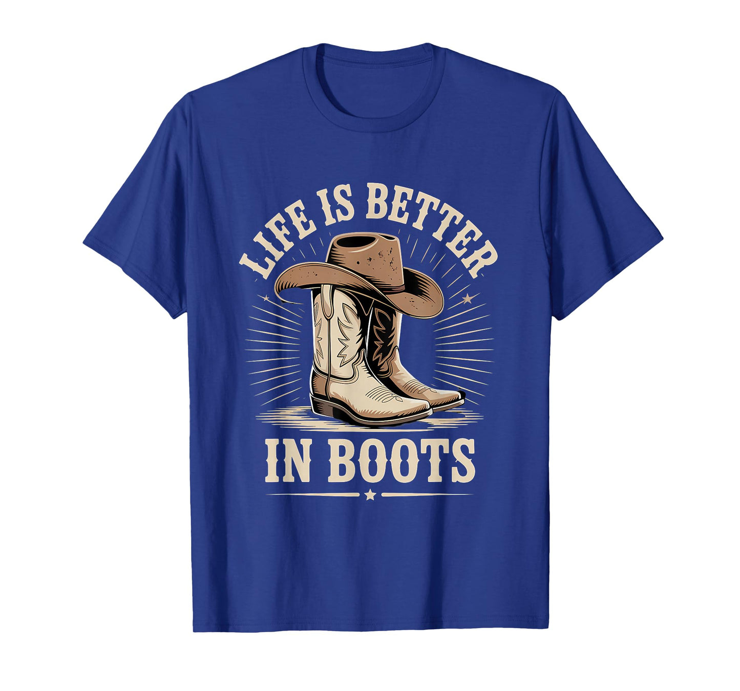 Life Is Better In Boots Line Dancing Western T-Shirt