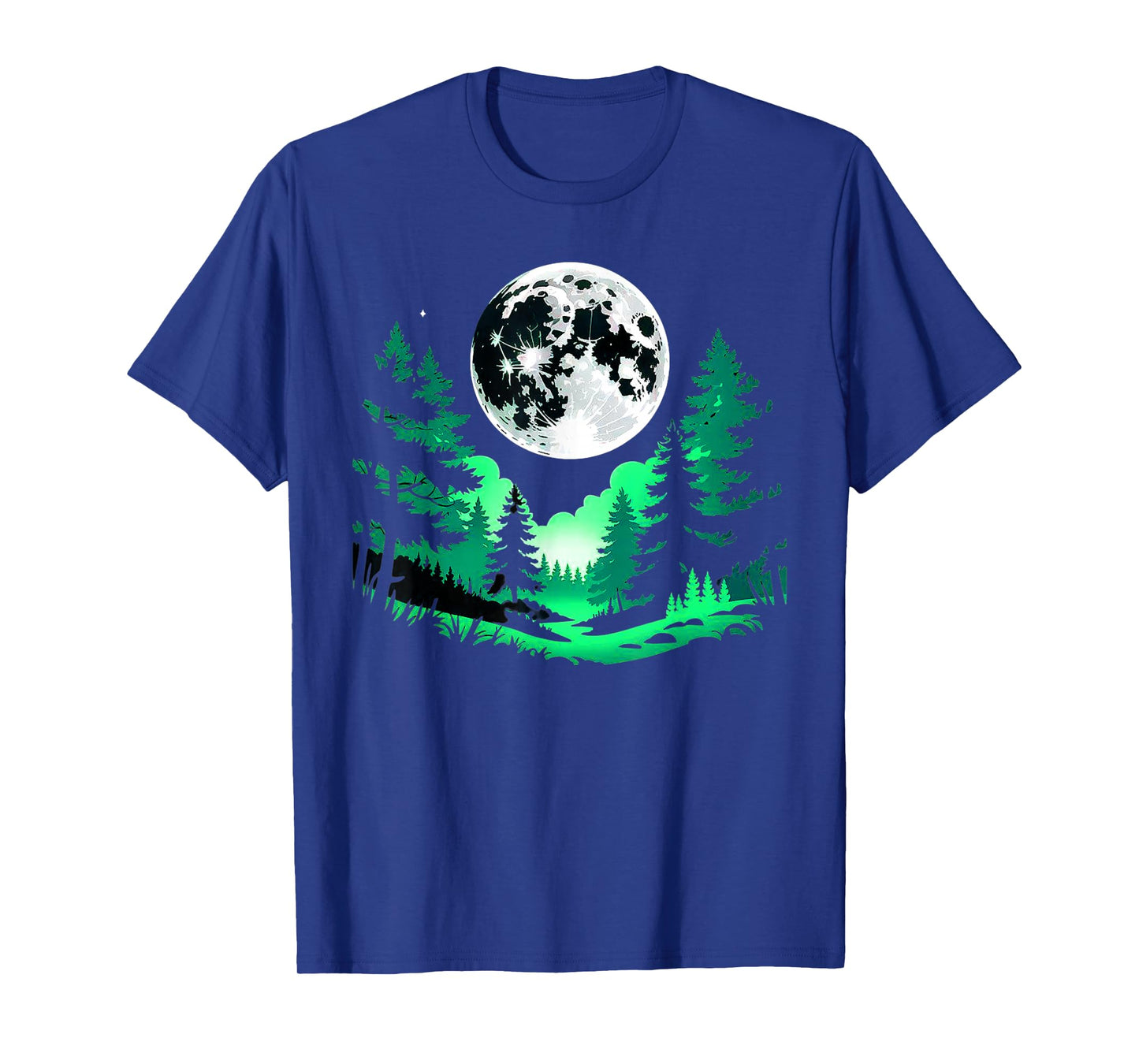 Trees Wildlife Nature Vintage Forest Retro Outdoor Graphic T-Shirt