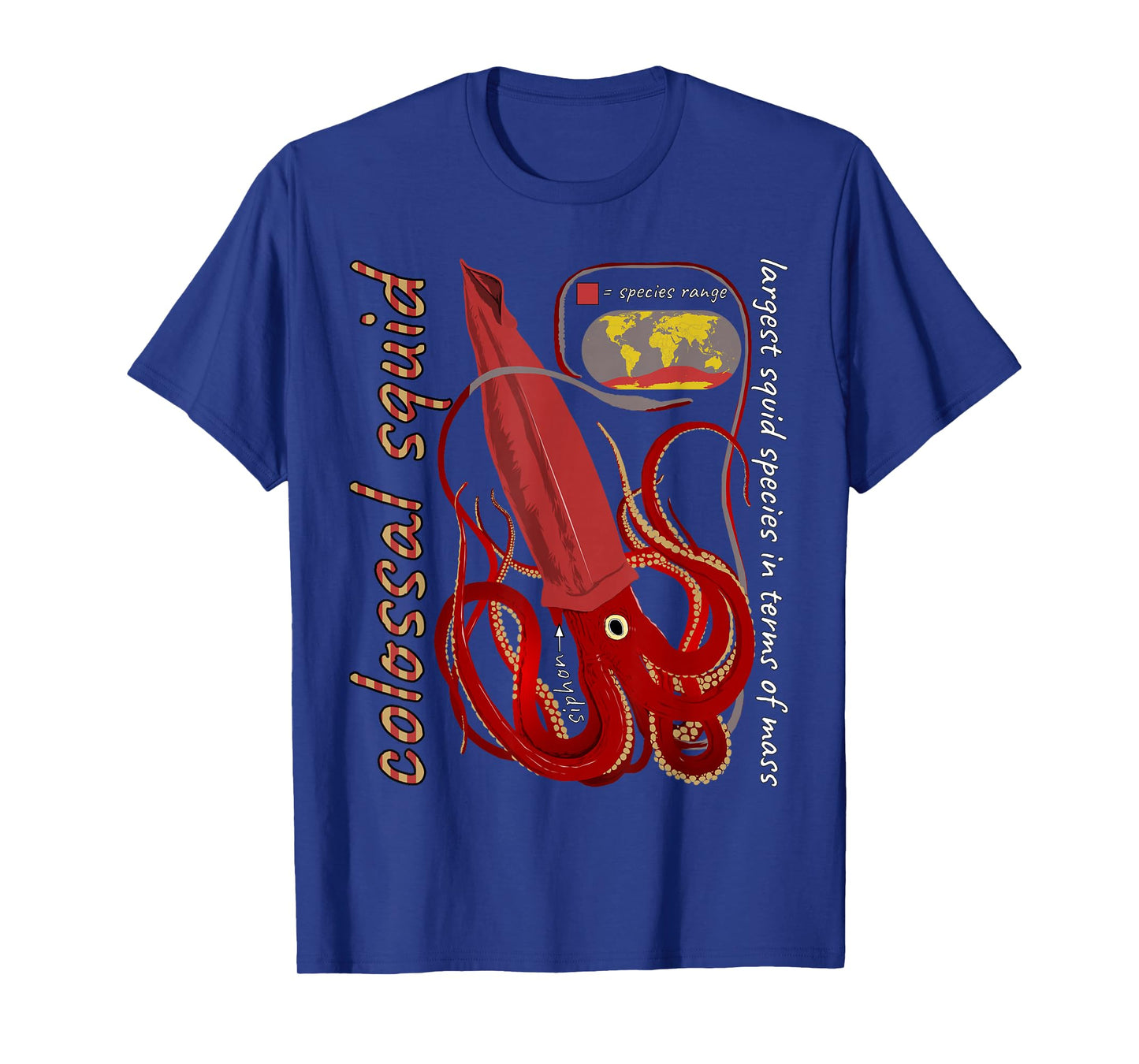 ETCreations Colossal Squid T-Shirt, Small, Black