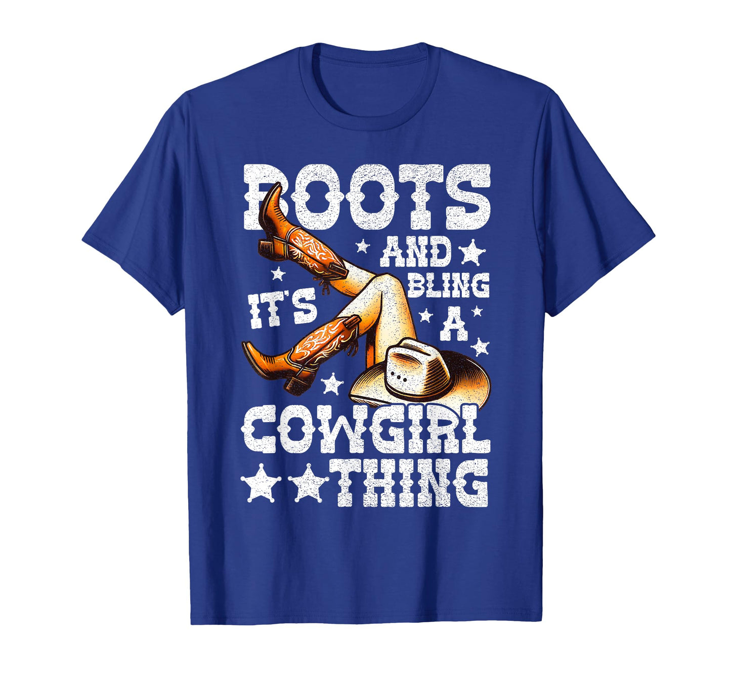Boots and Bling its a Cowgirl Thing Cute Love Country Life T-Shirt