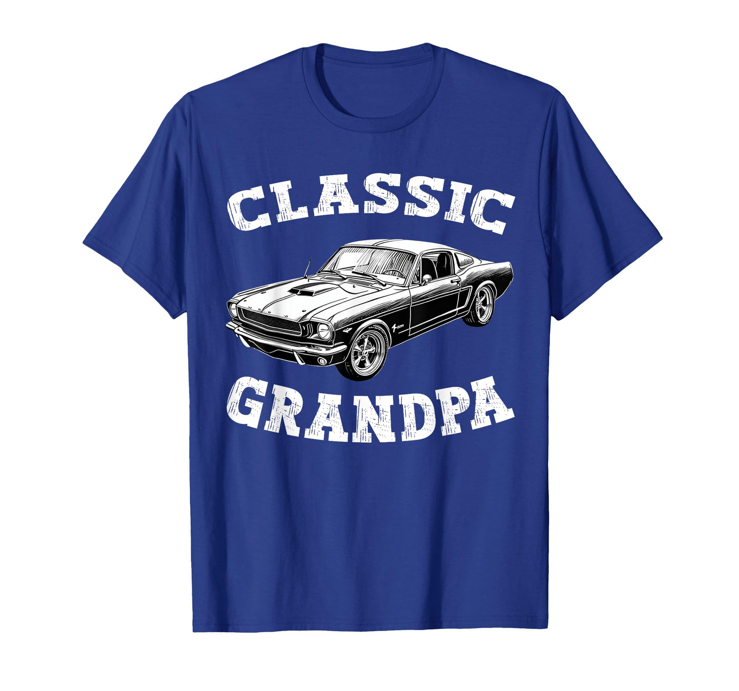 Funny Grandpa Classic Car Graphic fathers day T-Shirt