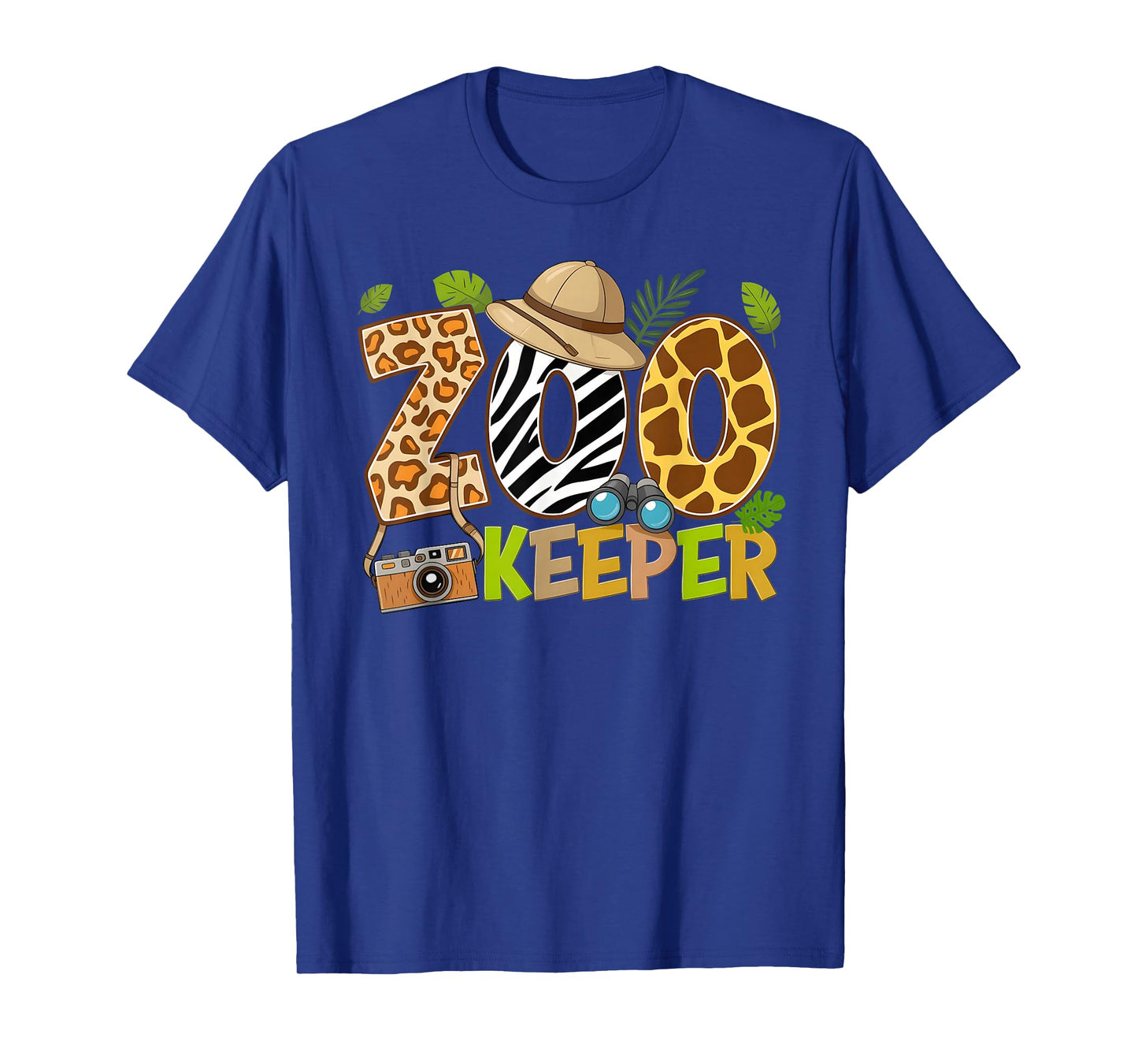 Zookeeper Animals Wildlife Lover Safari Halloween Costume T-Shirt