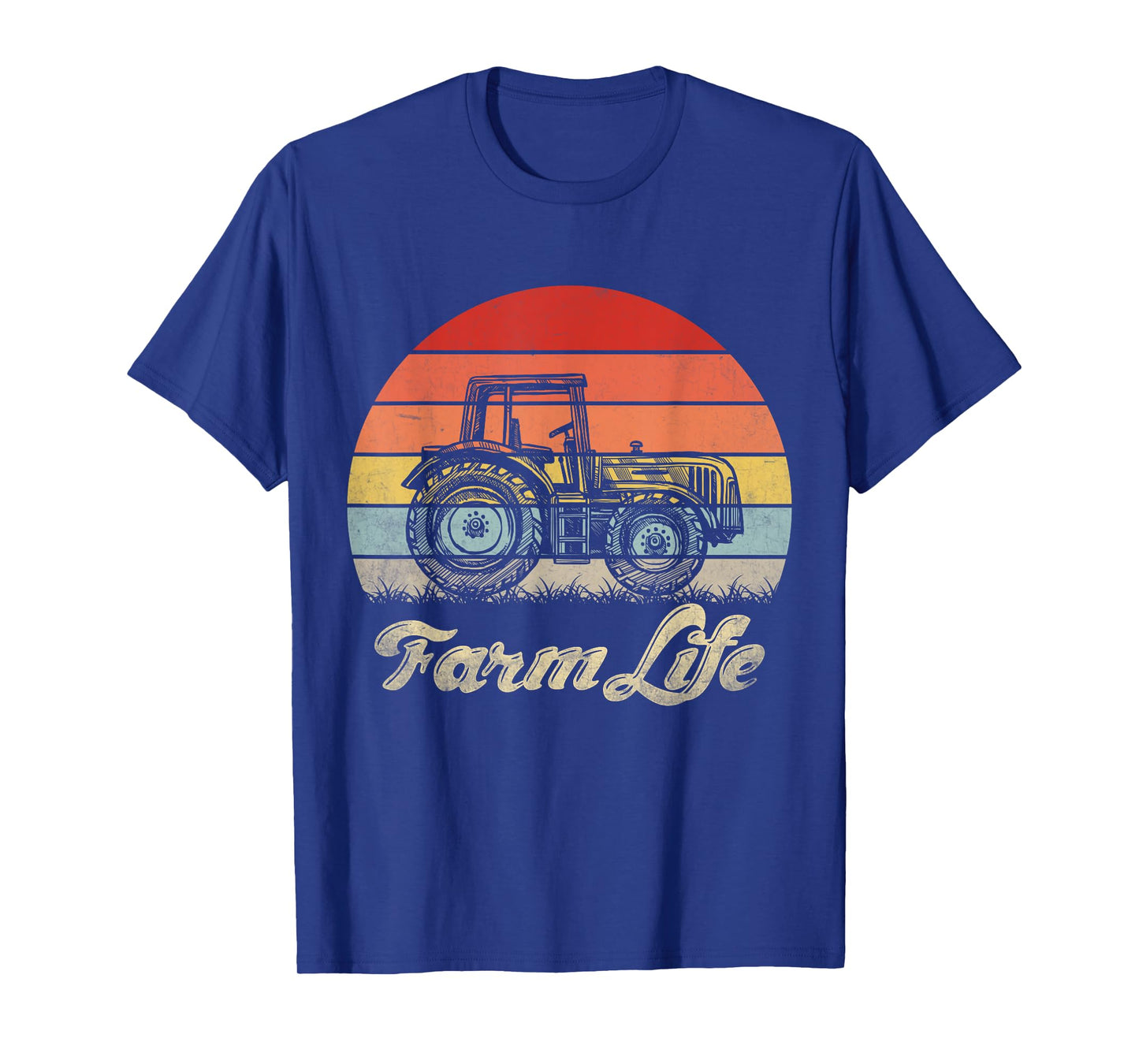 Support Local Farmers Vintage Tractor Farm Life Mens & Women T-Shirt