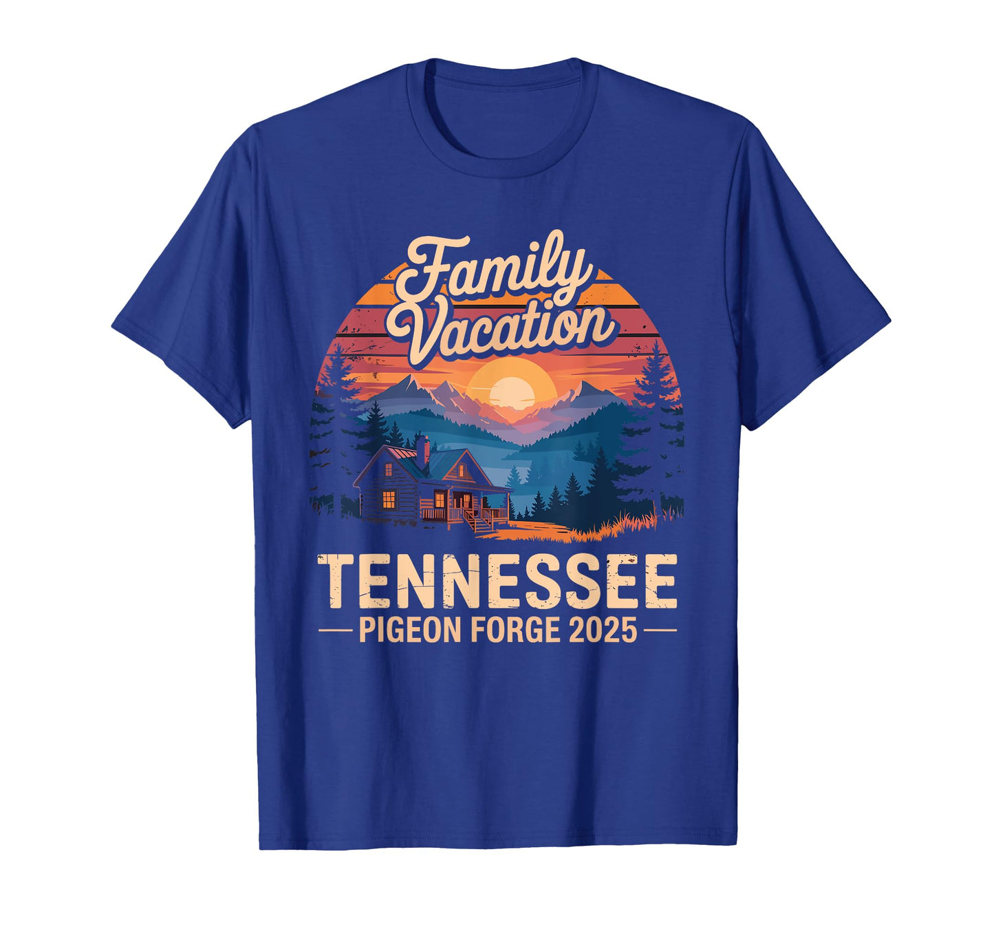 Tennessee Smoky Mountains Family Vacation 2025 Pigeon Forge T-Shirt