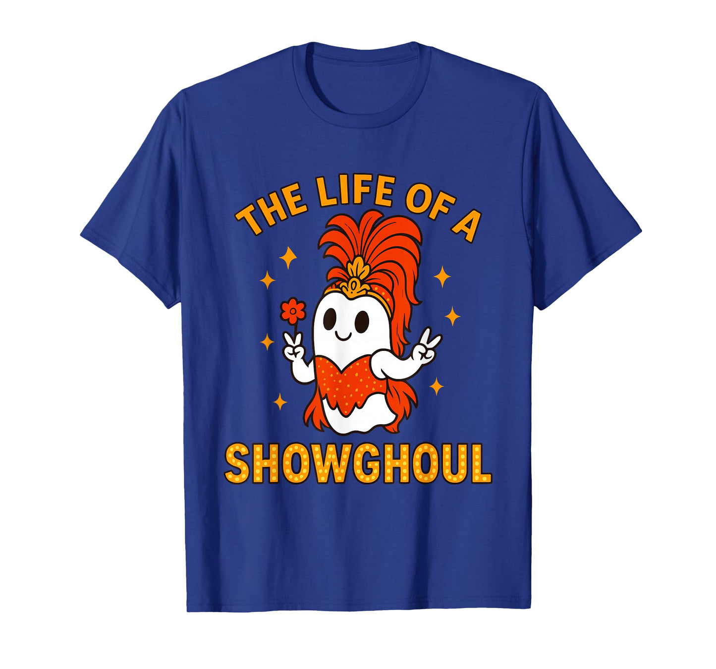 The Life of a Showghoul | Funny Halloween Ghost Girl T-Shirt