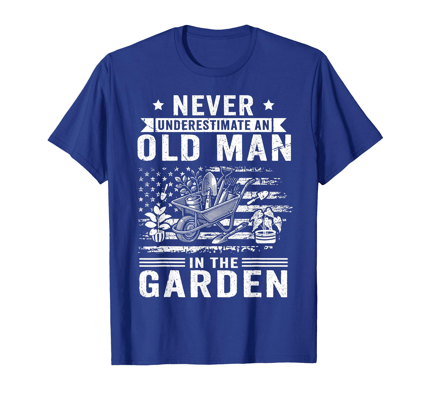 Gardener Funny Gardening An Old Man In The Garden Plant T-Shirt