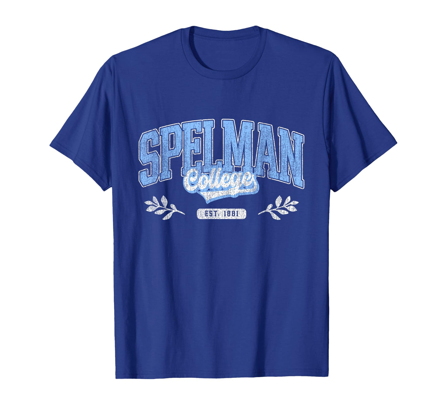 Men Women Spelman Arch Retro Athletic Sports Tee T-Shirt