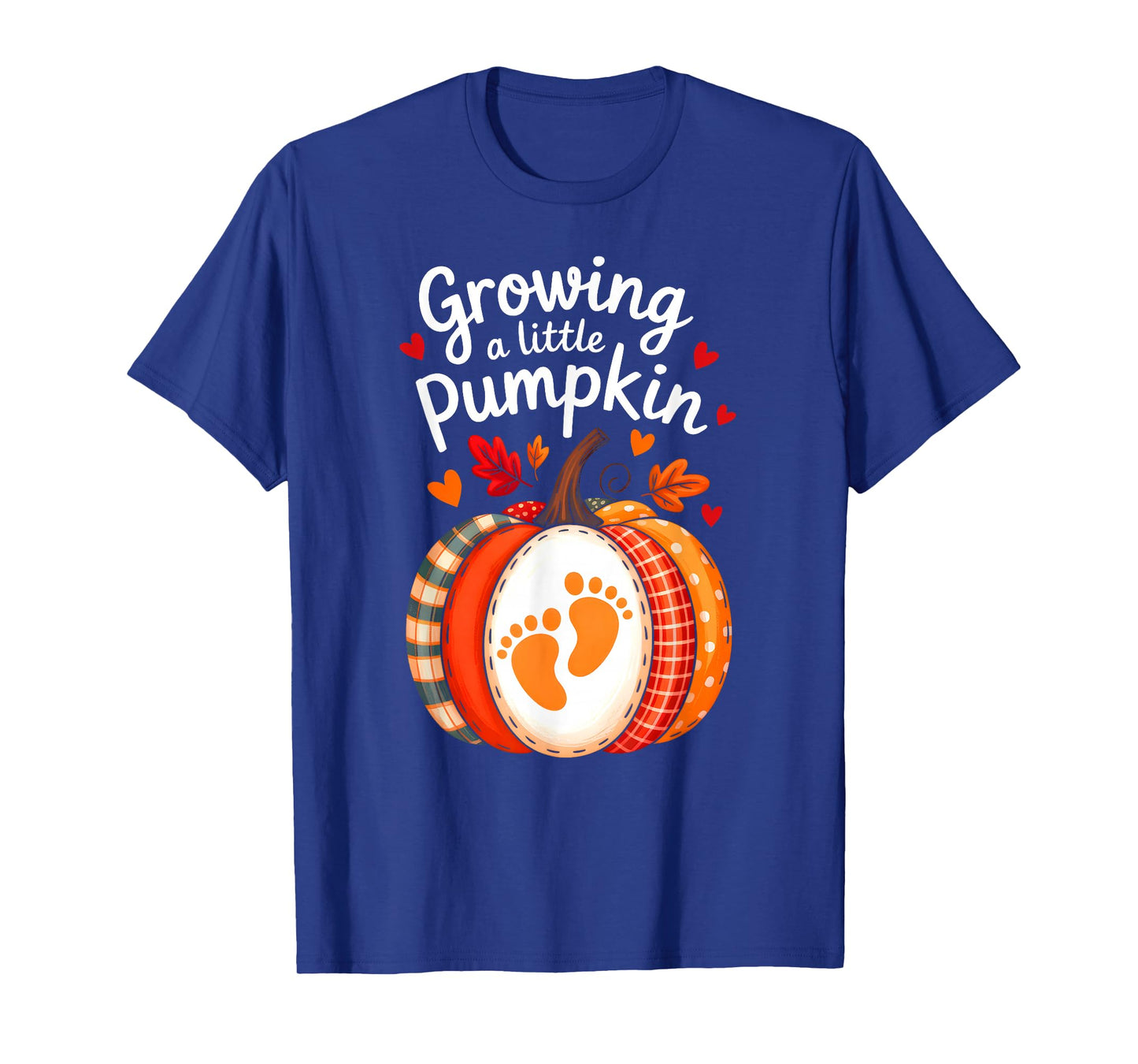 Growing A Little Pumpkin Maternity Pregnancy Thanksgiving T-Shirt