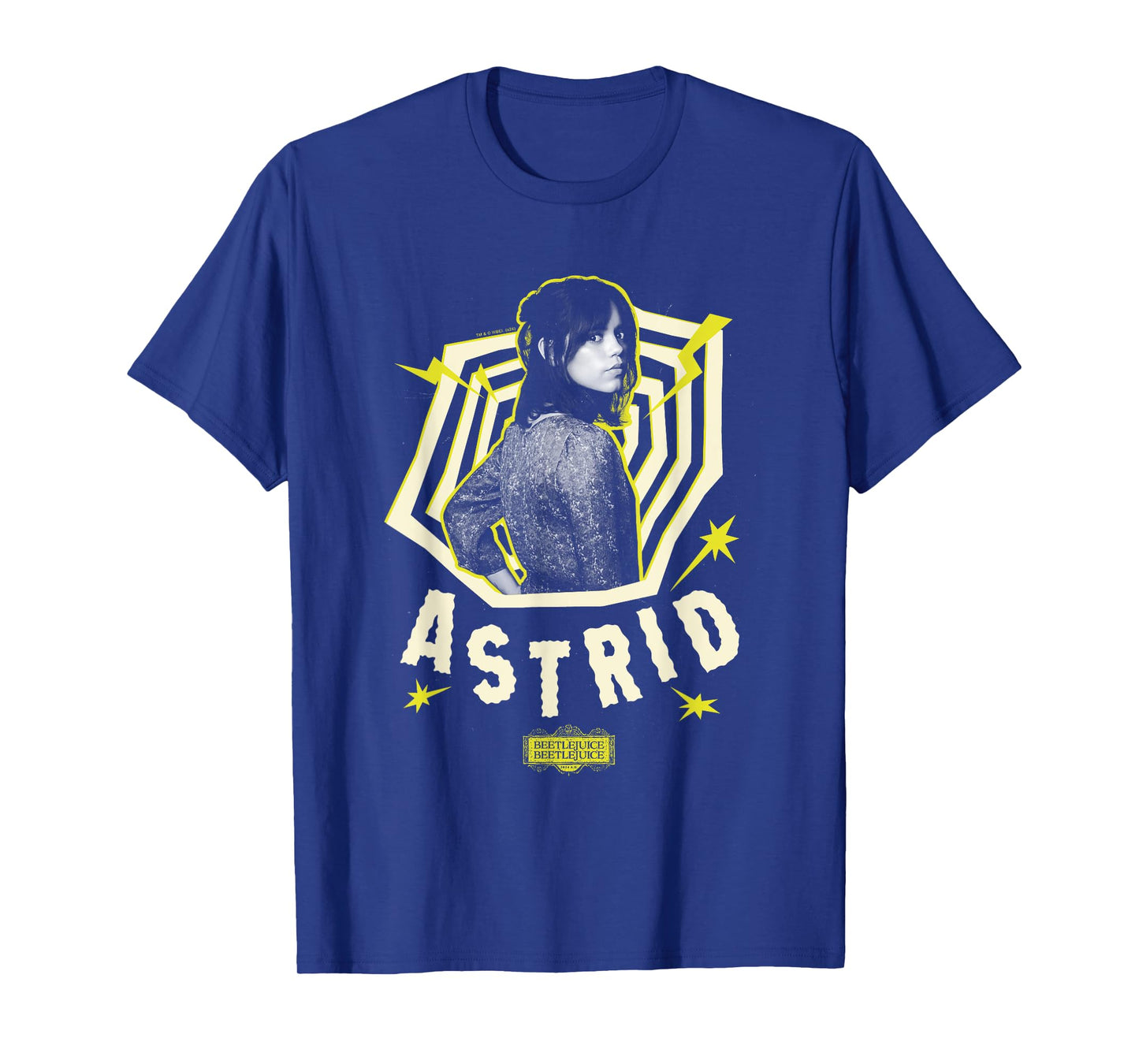 Beetlejuice Astrid Deetz Yellow Spiral Beetlejuice 2 T-Shirt