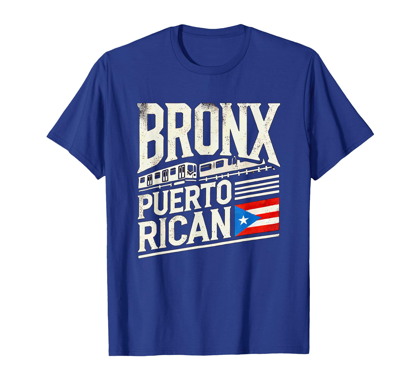 Bronx Puerto Rican Puerto Rico Flag NYC Train Subway Car Fun T-Shirt