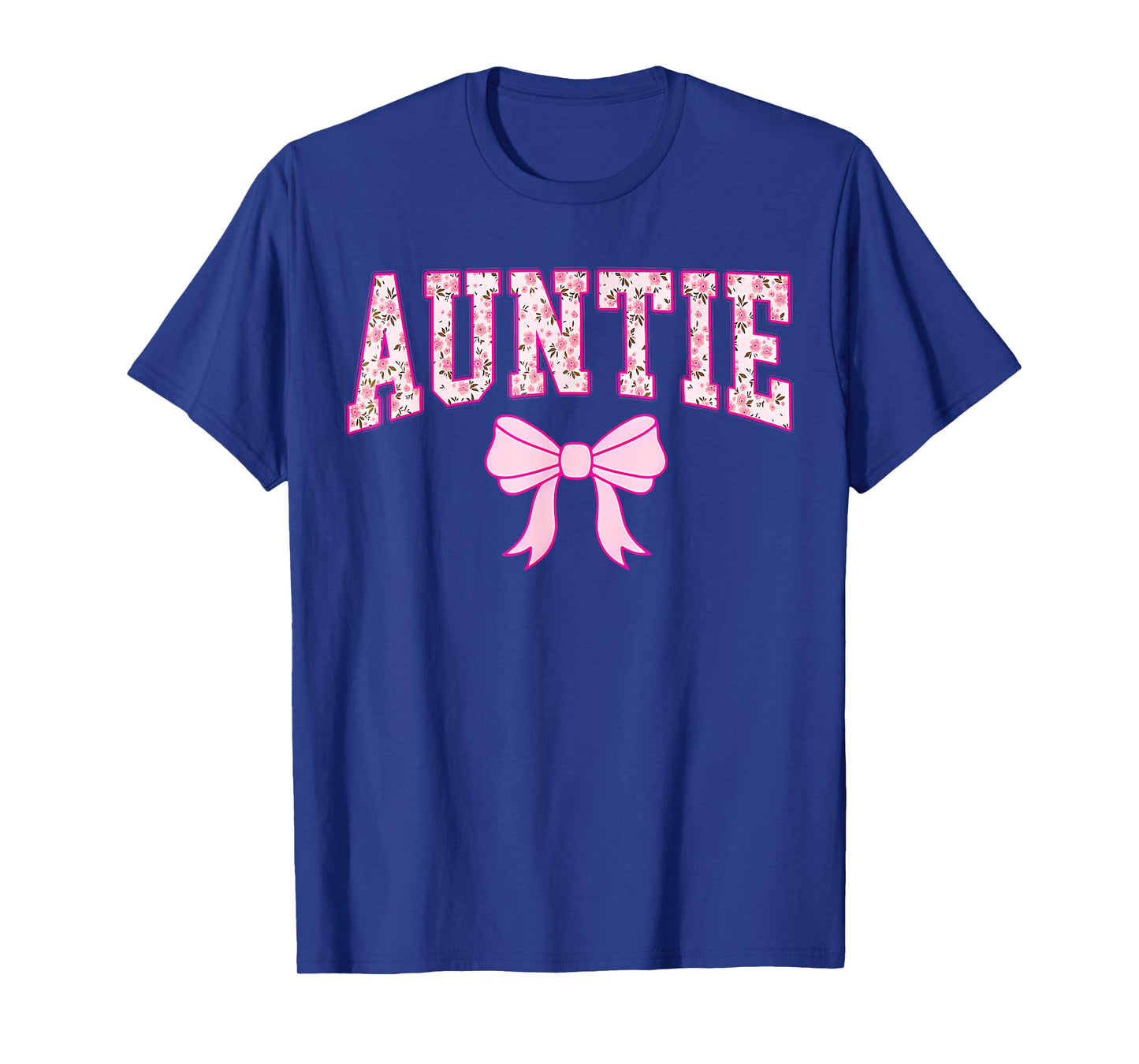 Auntie Coquette Bow Pink Aesthetic Mother's Day Aunt T-Shirt