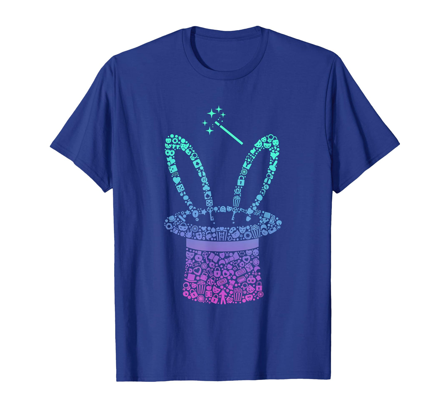 Magician Hat Magic Icons Wizard Magic Performer Costume T-Shirt