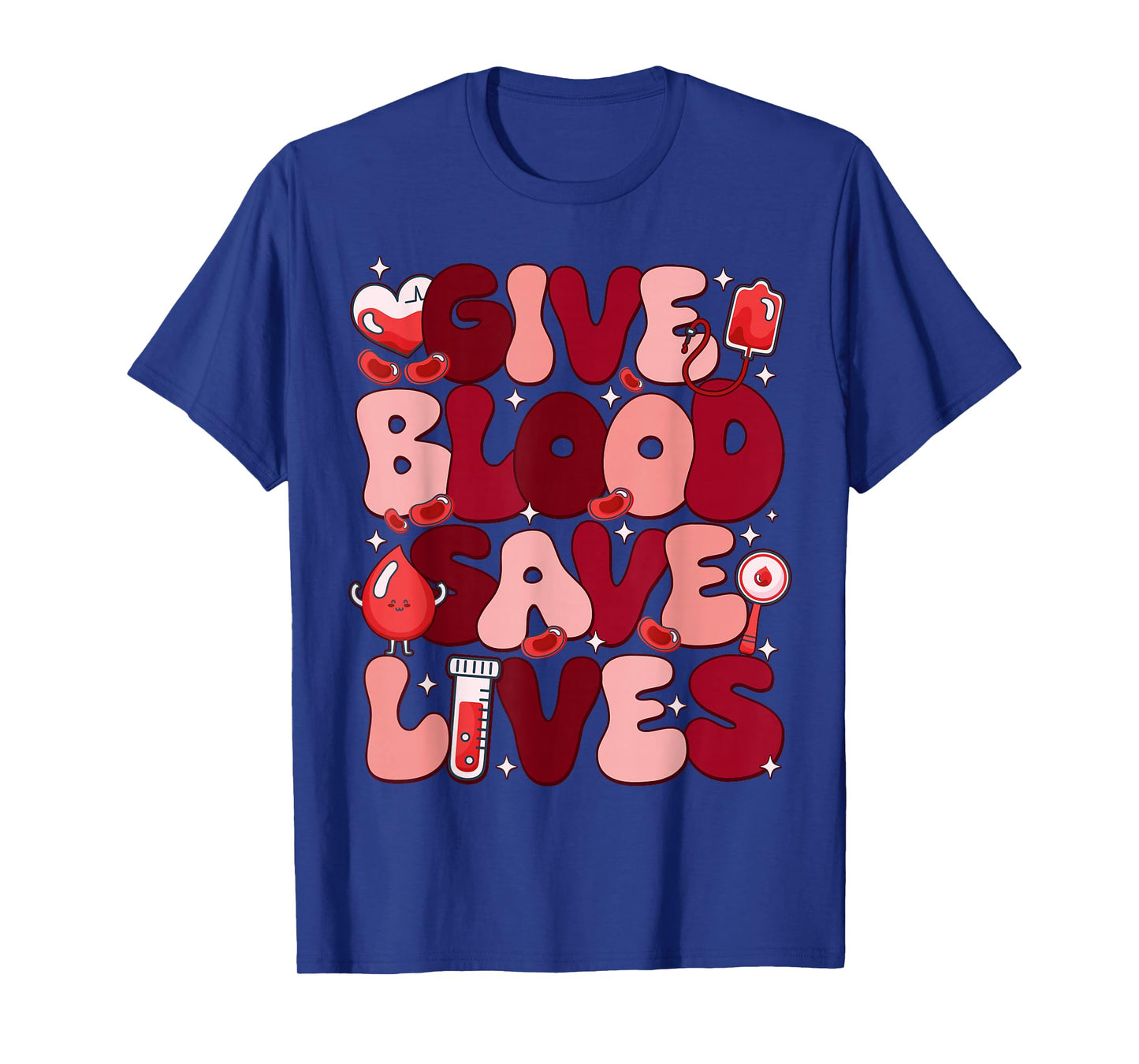 Give Blood Save Lives Blood Donation World Blood Donor Day T-Shirt