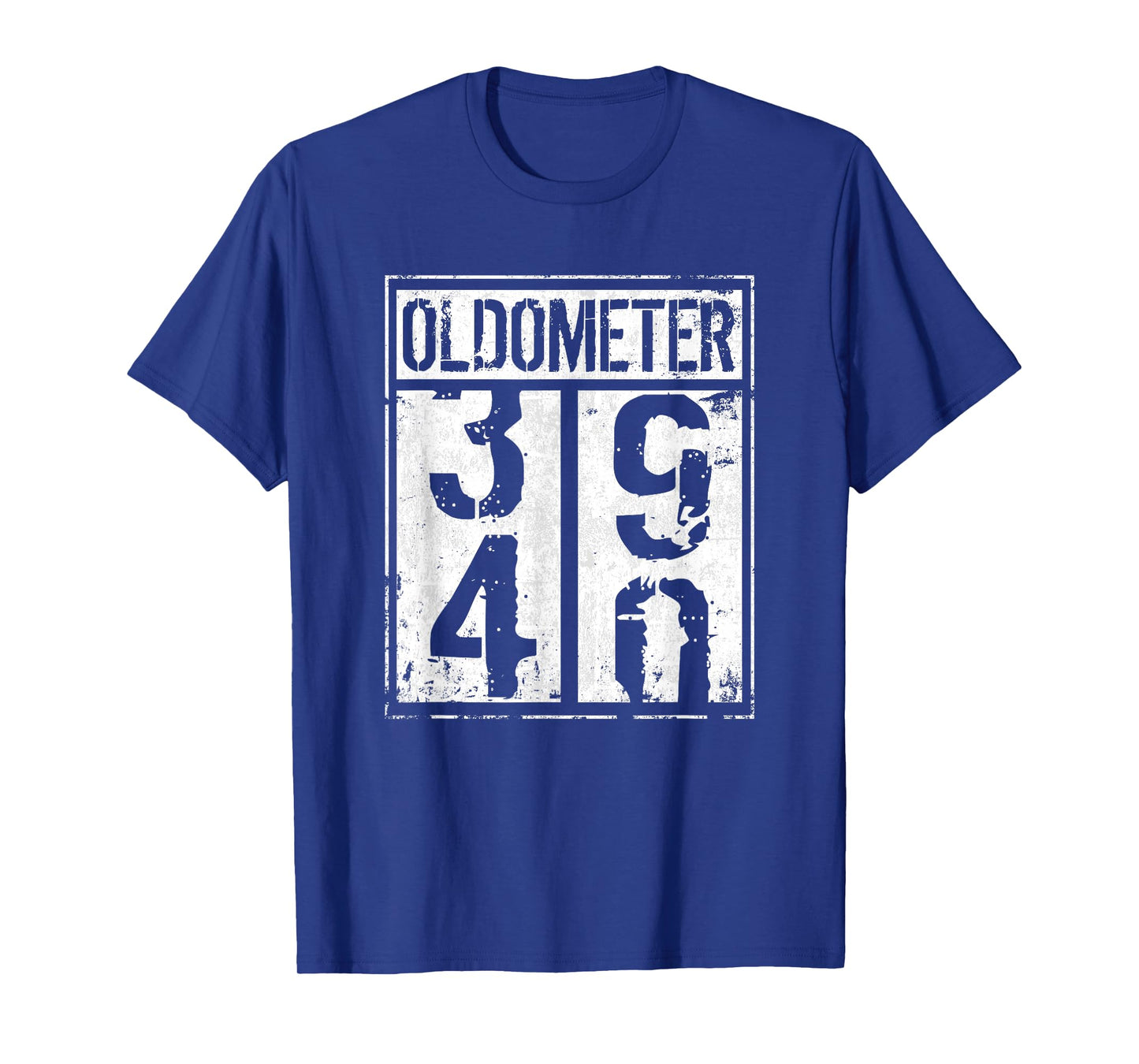 Oldometer 40th Birthday 39-40 Years Old Joke T-Shirt