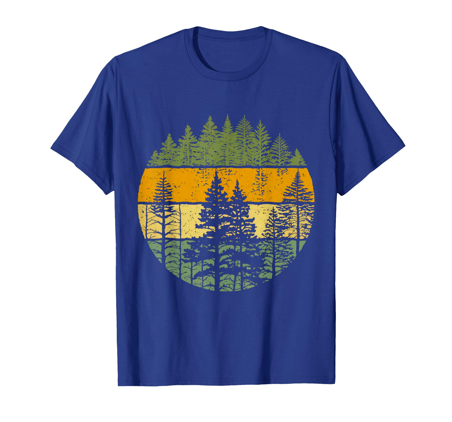 Vintage Wildlife Trees Outdoors Nature Retro Forest Apparel T-Shirt