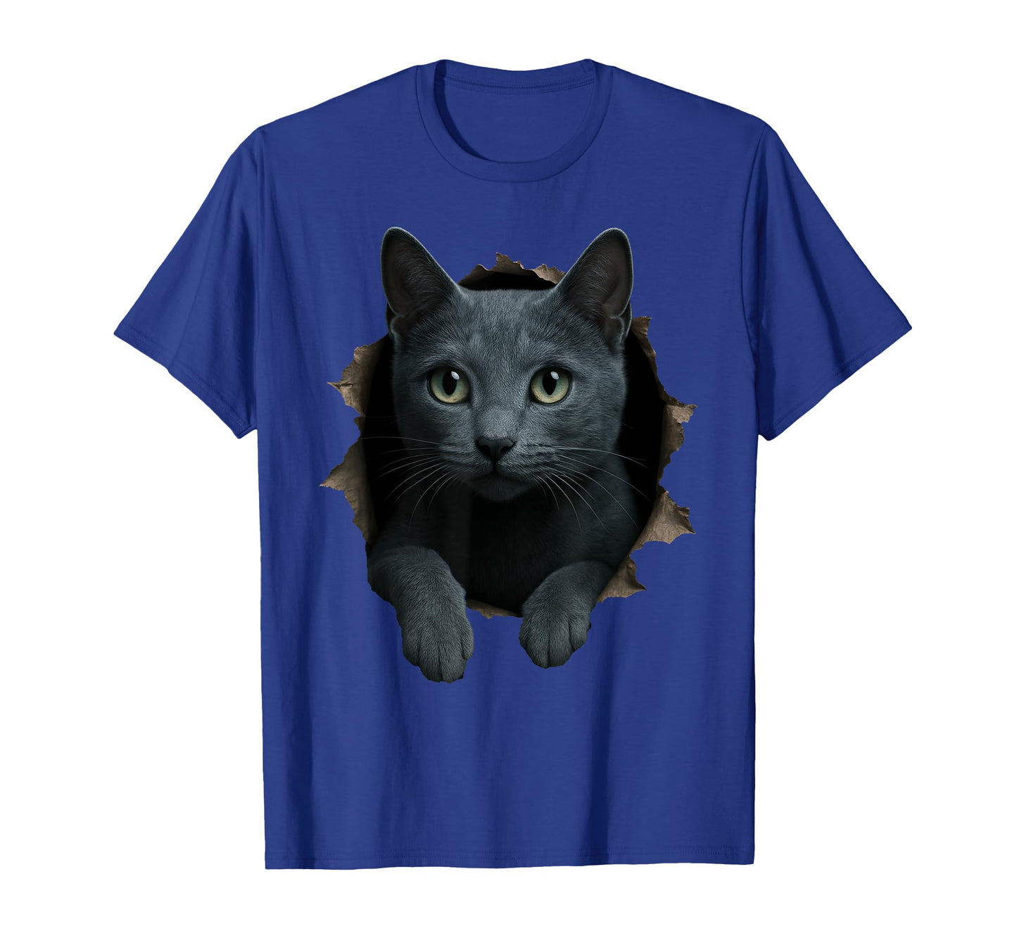 Russian Blue Cat Lovers Adorable Animal Pet Cat Owners Men Women Kids T-Shirt