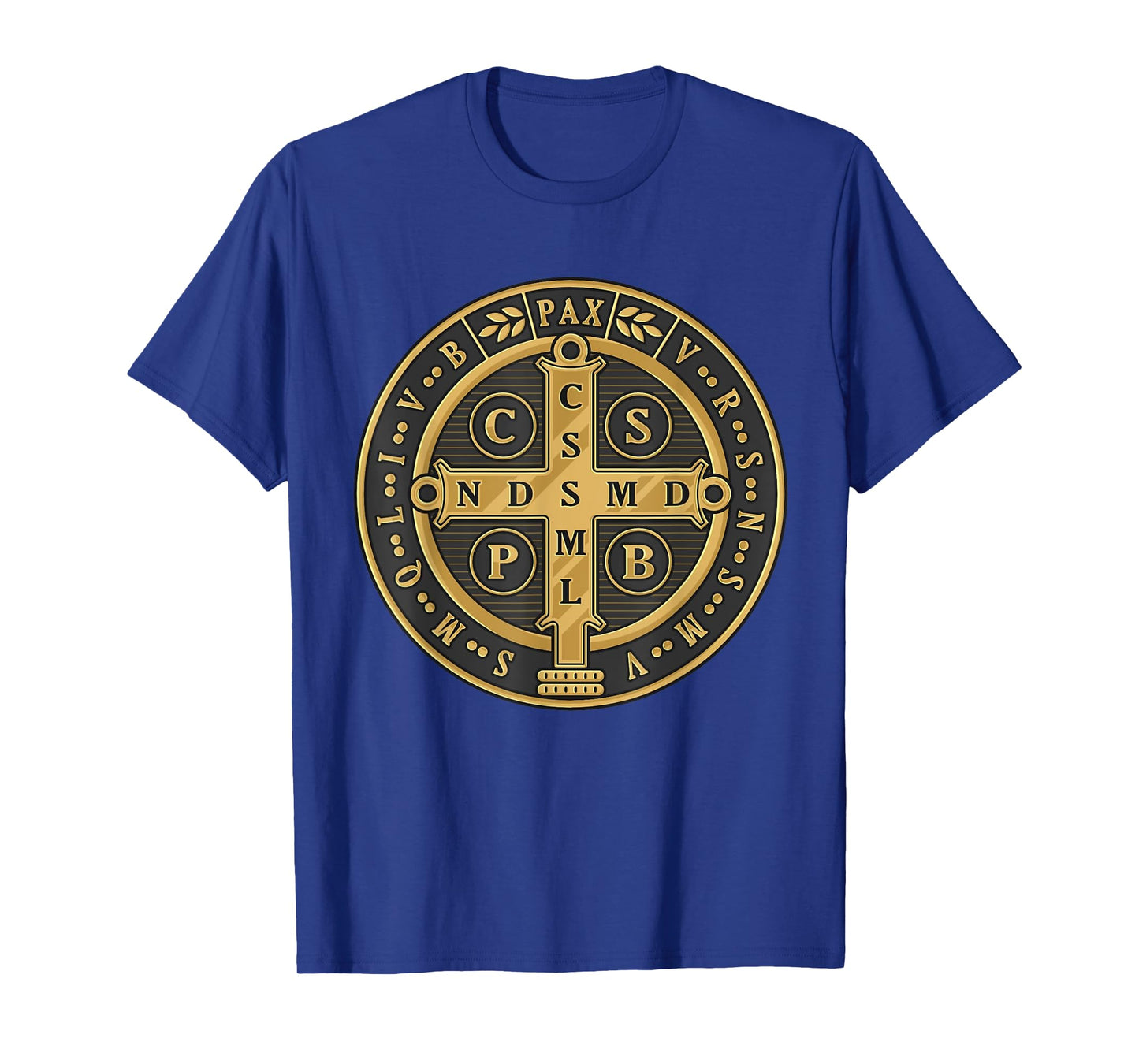 Saint Benedict Medal Traditional Latin Catholic T-Shirt