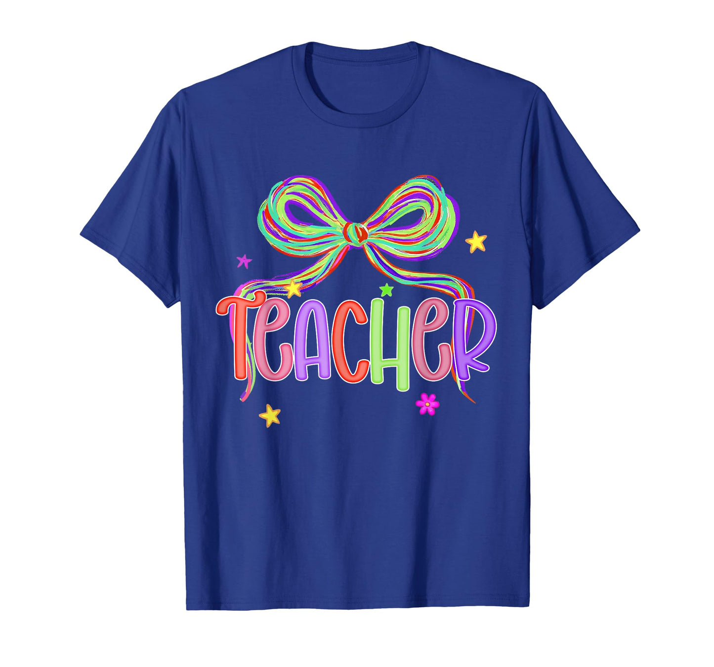 Teacher Appreciation Back to School Coquette Bow Teaching T-Shirt