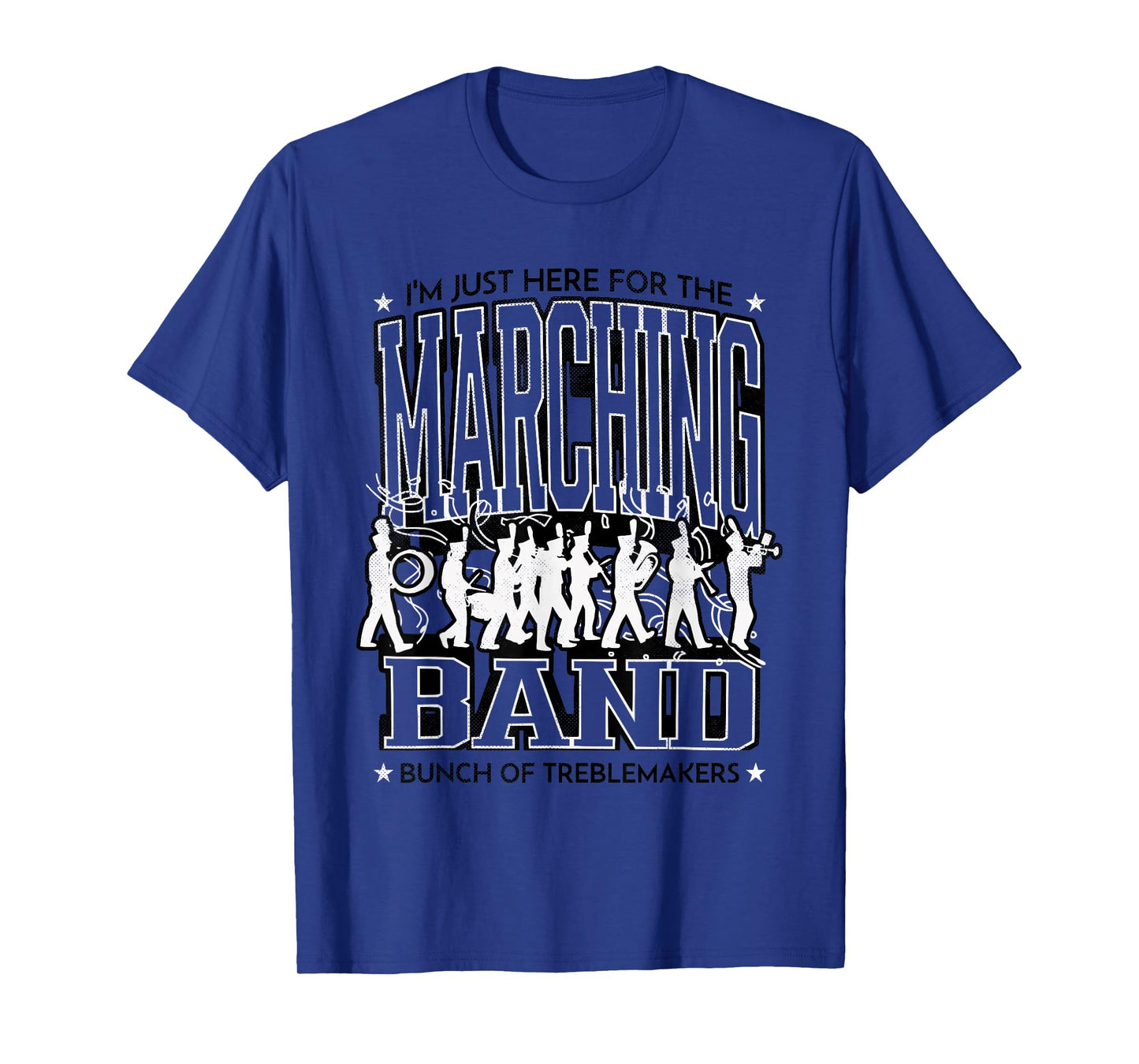 I'm Just Here for The Marching Band Kids Parent Music School T-Shirt