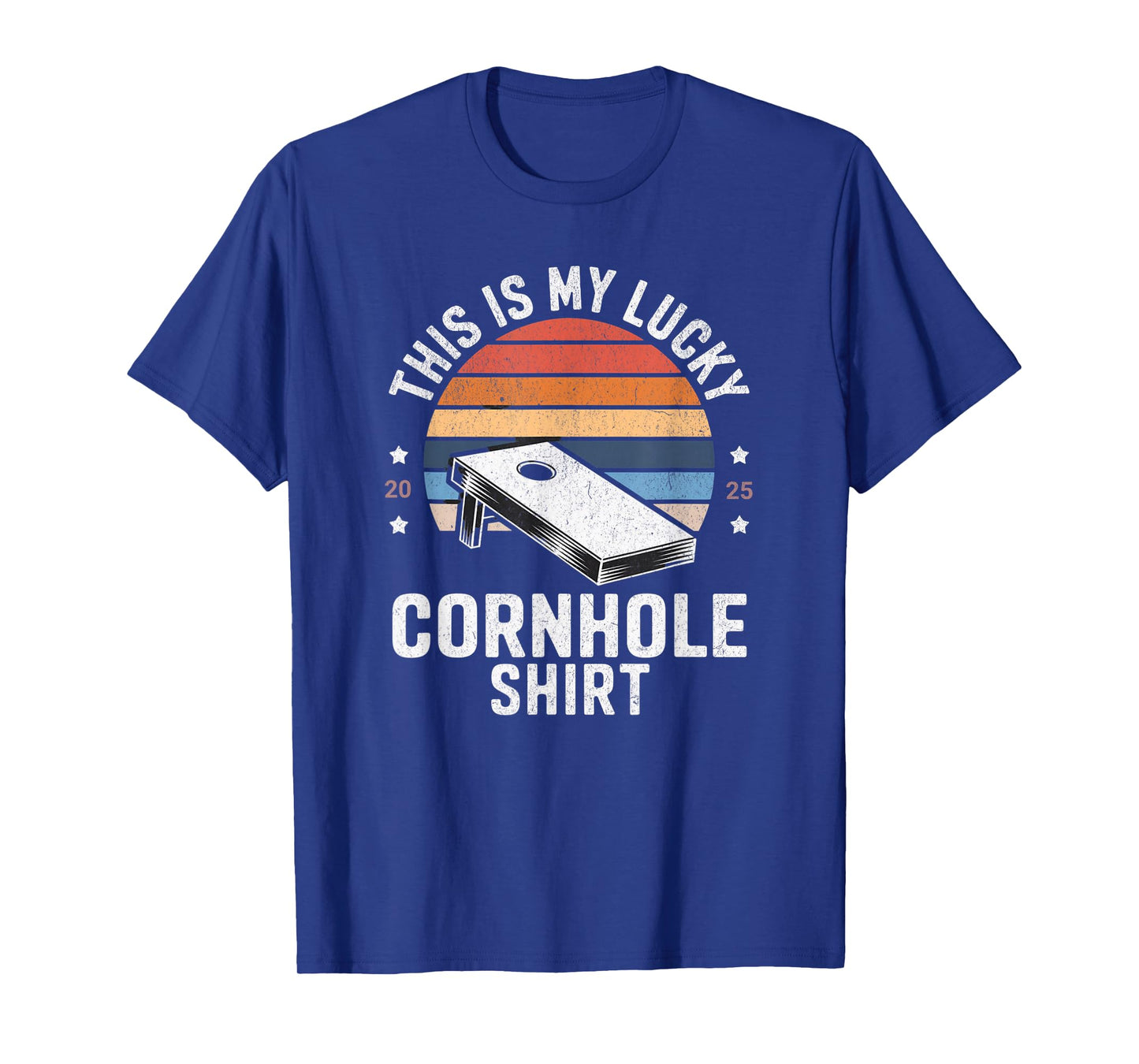 This Is My Lucky Cornhole Funny Graphic T-Shirt