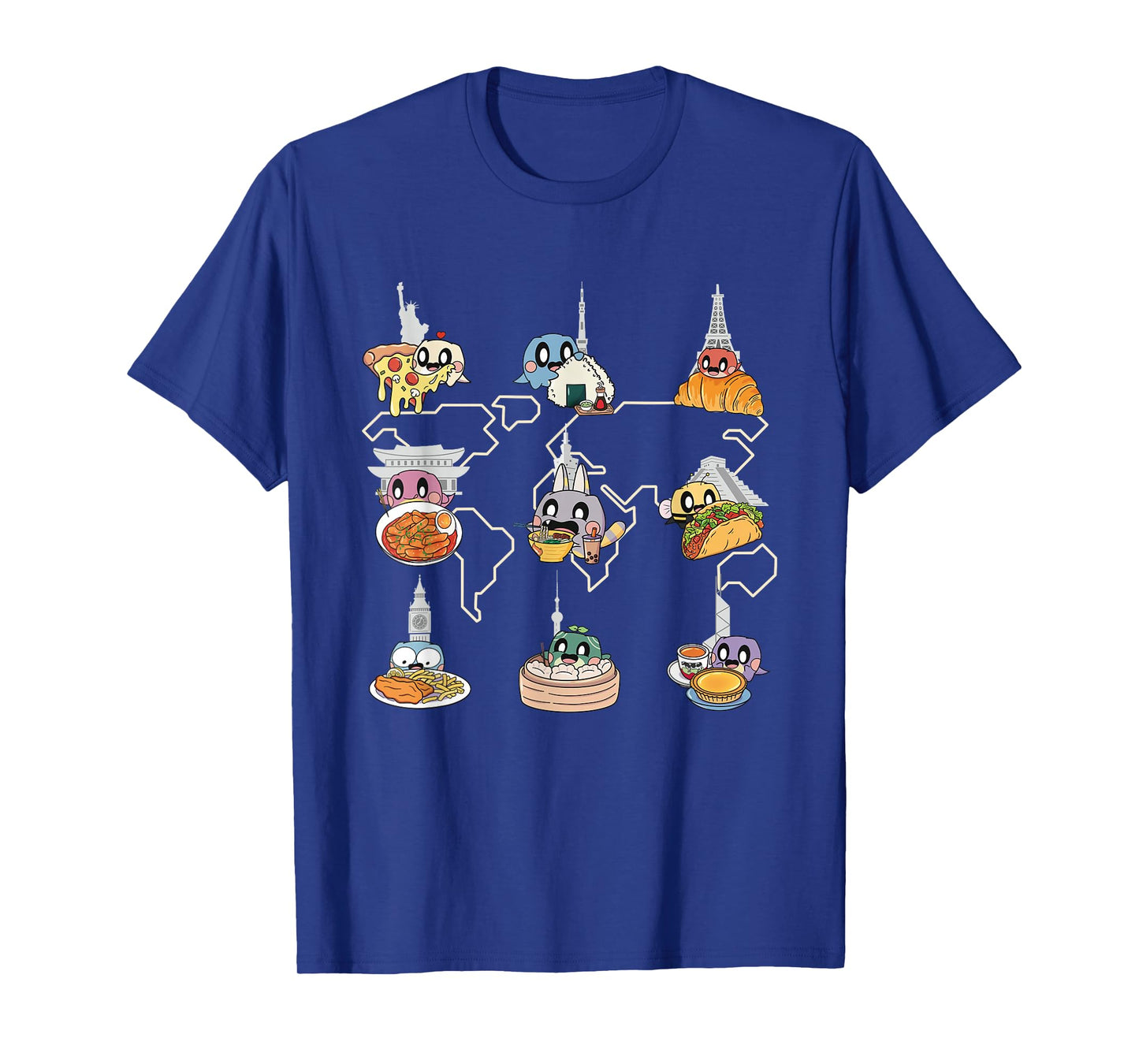 International Flavours by Dinobean Studios Cute White Print! T-Shirt