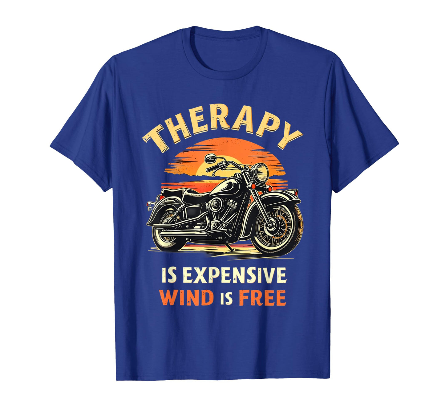 Funny Biker Life Therapy Sarcastic Motorcycle Rider Gift T-Shirt