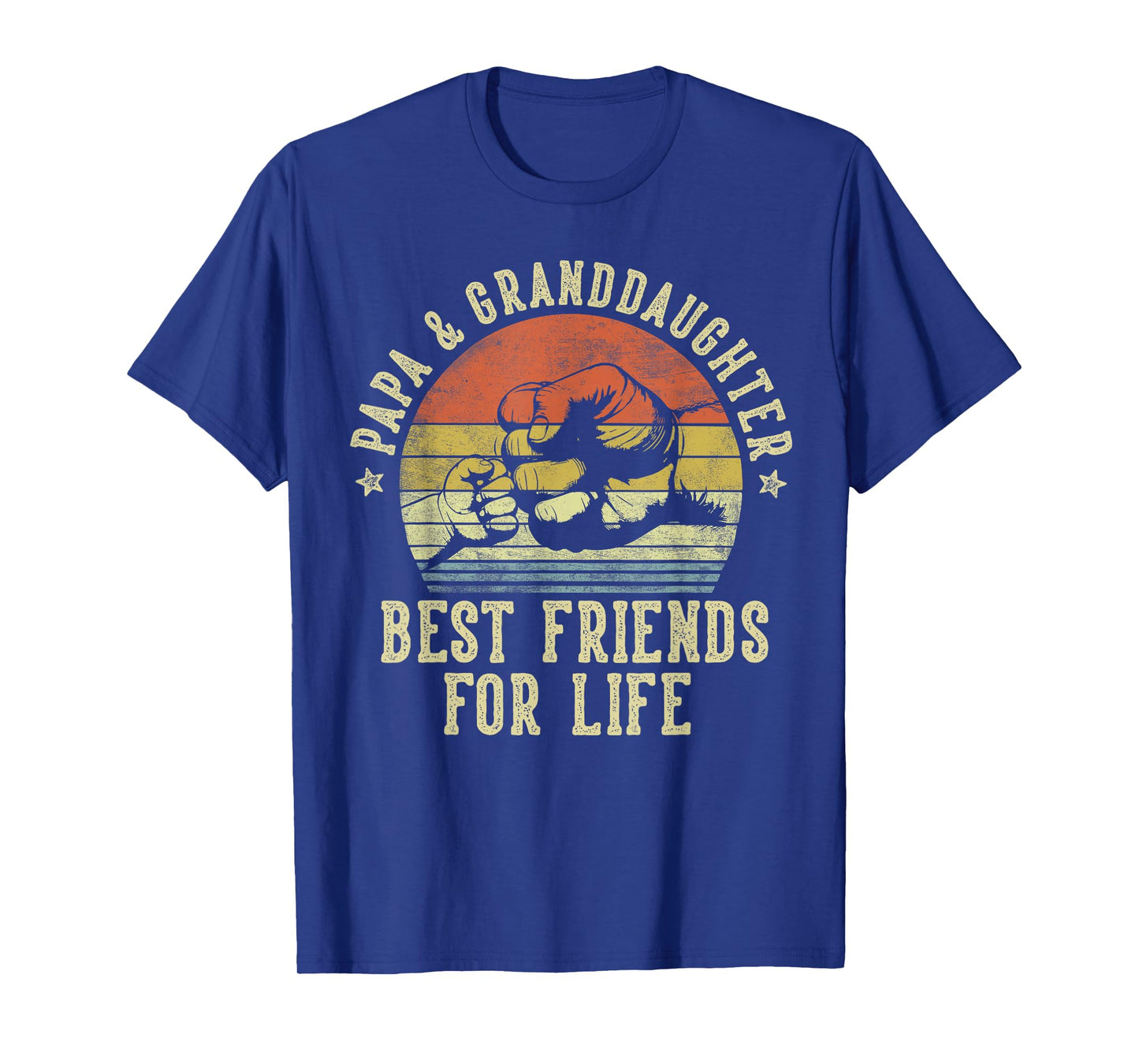 Papa and Granddaughter Best Friends for Life Funny Papa T-Shirt