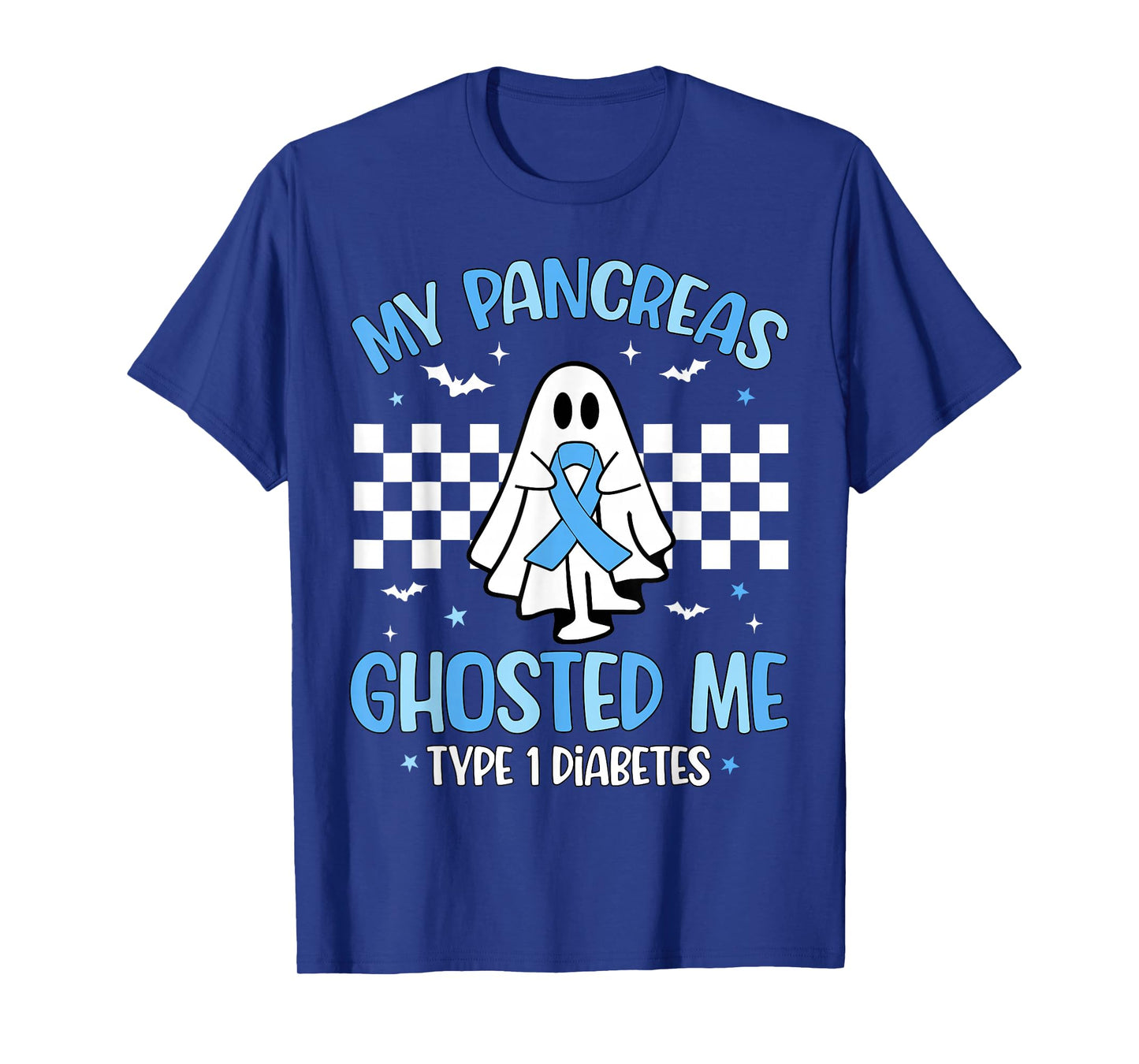 Halloween My Pancreas Ghosted Me Funny Type 1 Diabetes T1D T-Shirt