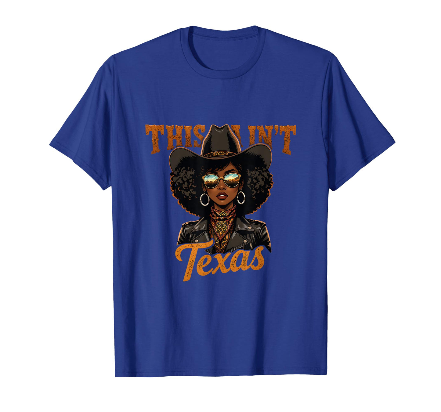 Texas African American Melanin This Ainβt Cowgirl Woman T-Shirt