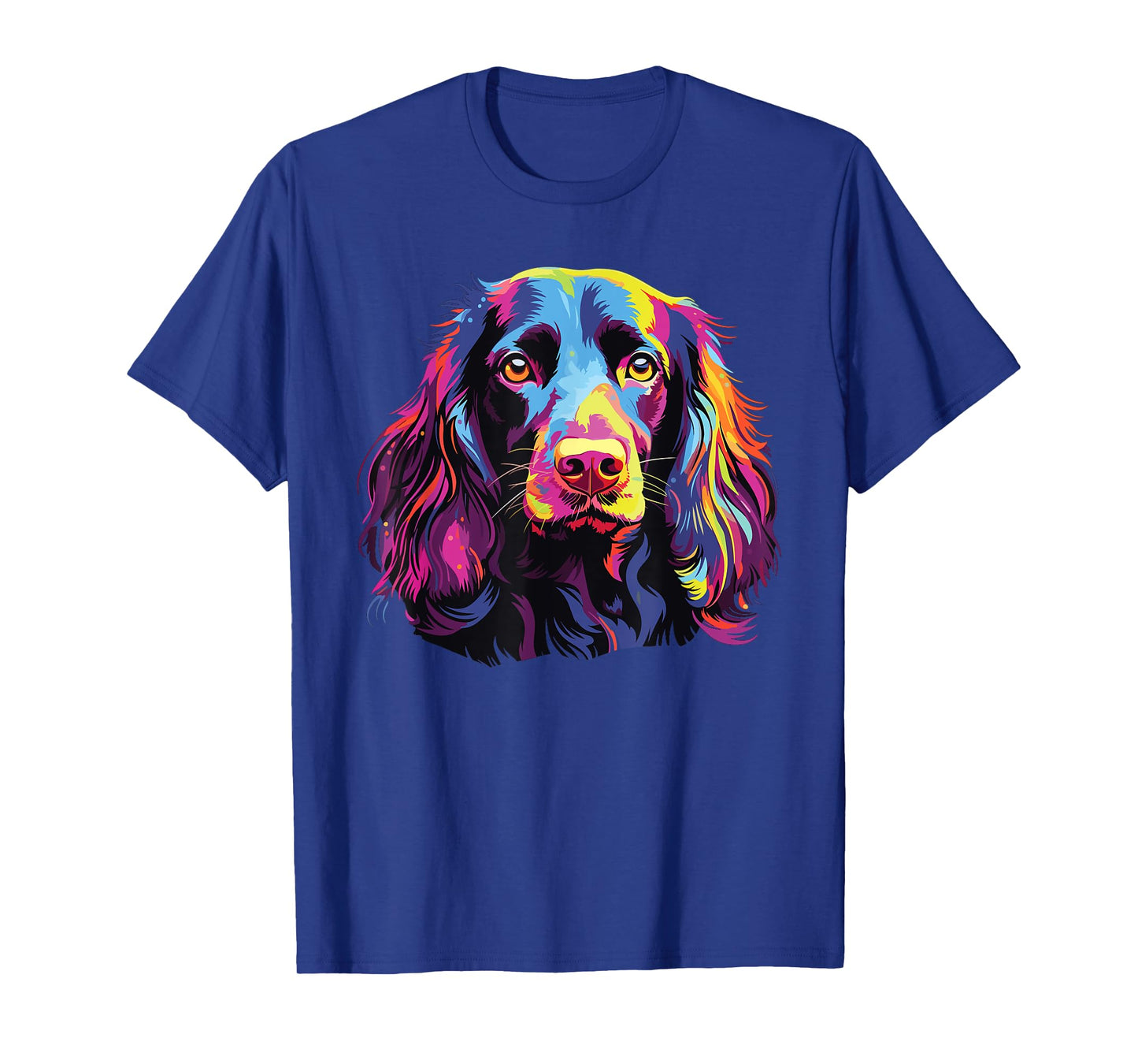 Watercolor Colorful Boykin Spaniel Dogs T-Shirt