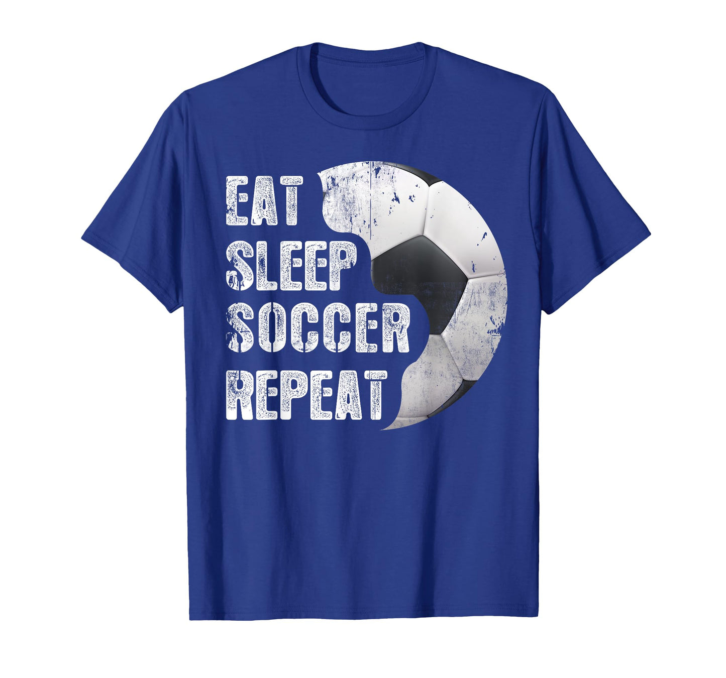 EAT SLEEP SOCCER REPEAT Funny Baseball Softball Player T-Shirt