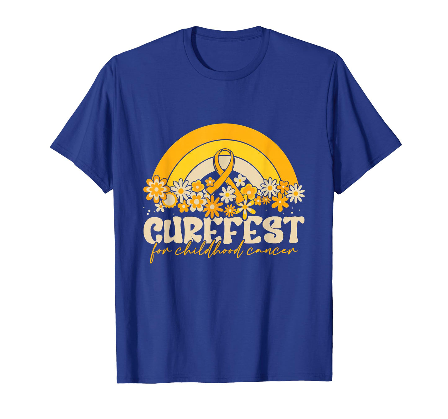 CureFest 2025 CureFest for Childhood Cancer Wear Gold T-Shirt