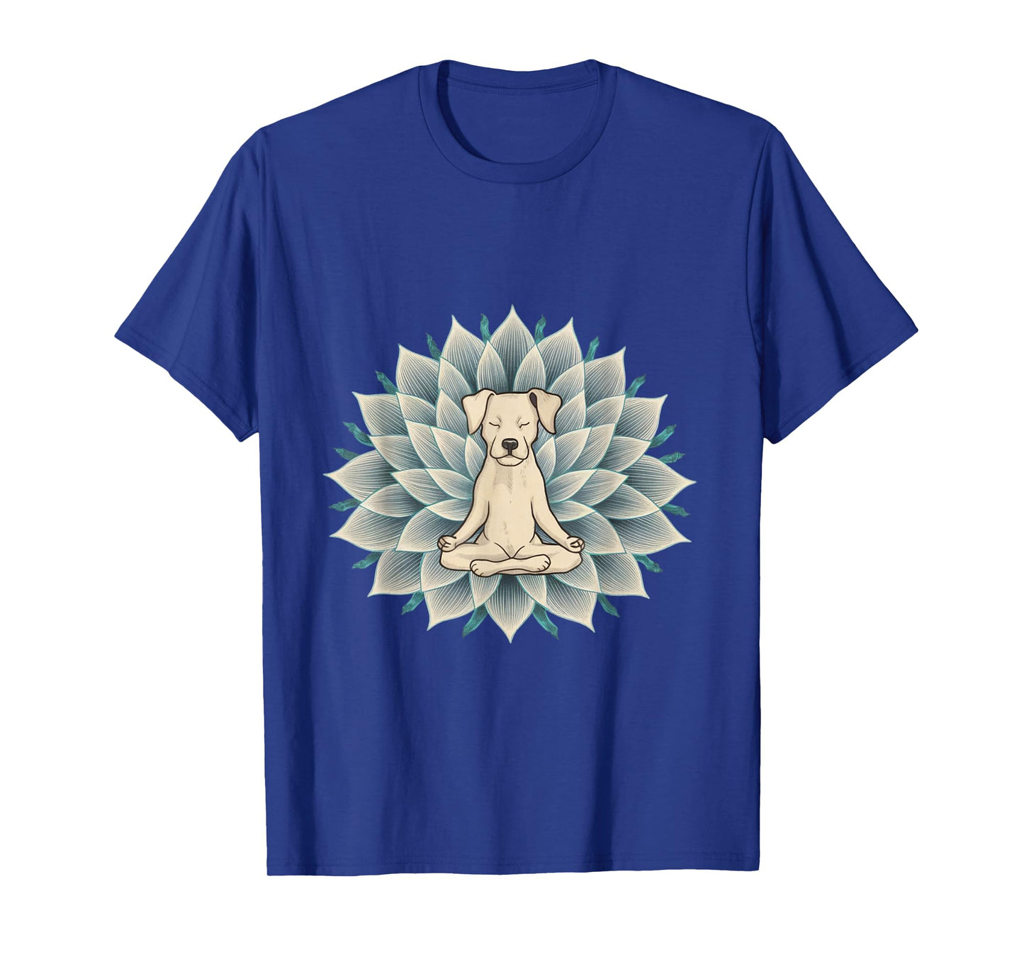 Buddha Yoga Dog Shirt Meditation Lotus Flower T-Shirt T-Shirt for Men Women
