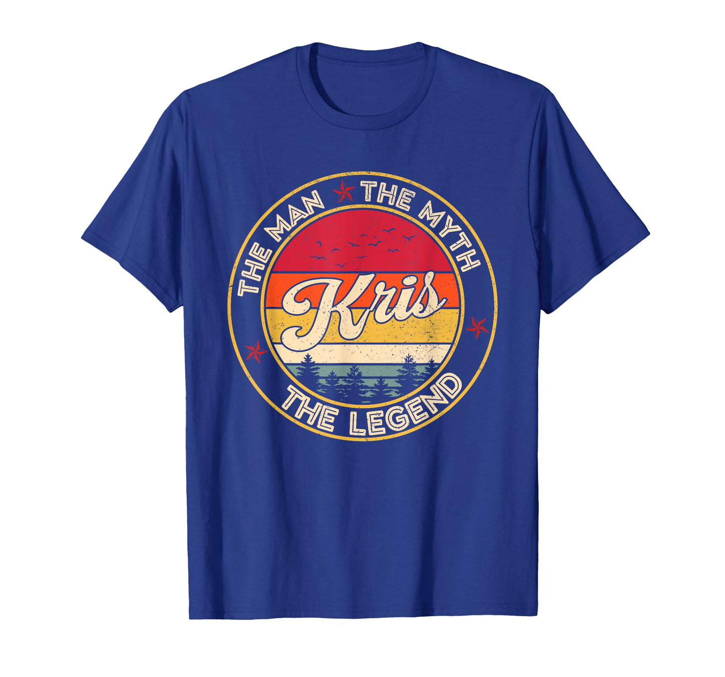 Kris The Man The Myth The Legend Personalized Name T-Shirt