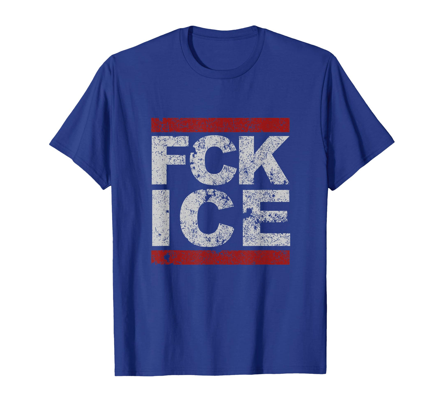 FCK ICE Distressed_ T-Shirt